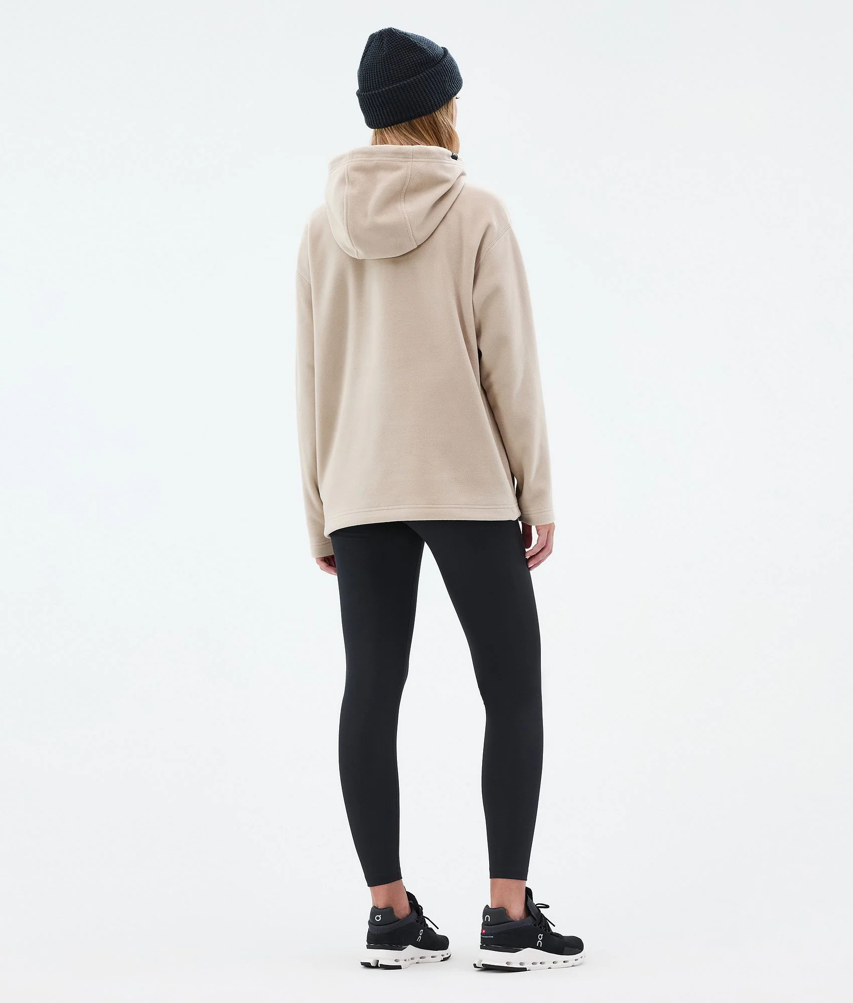 Fleece Hoodie Women Sand