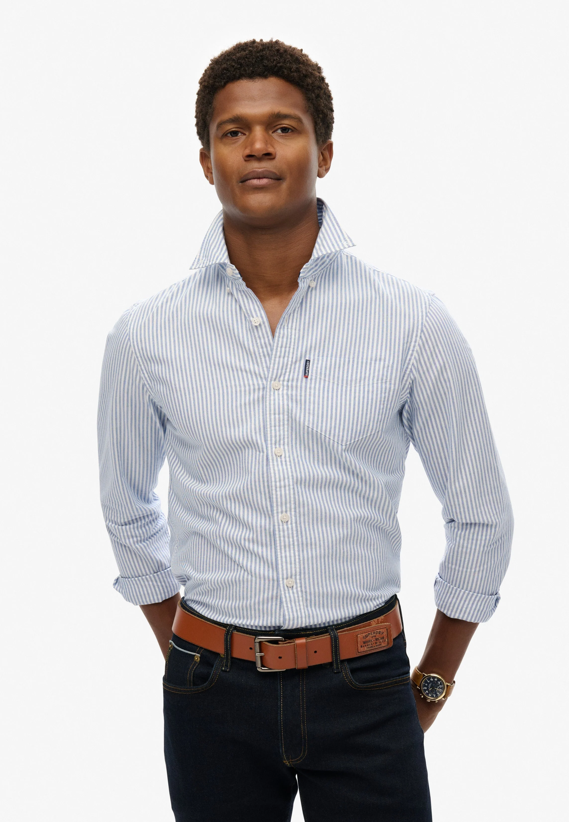 Essentials Long Sleeve Oxford Shirt