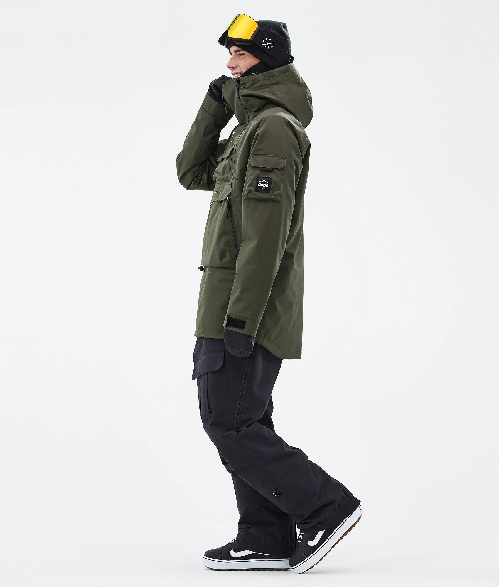 Snowboard Jacket Men Olive Green