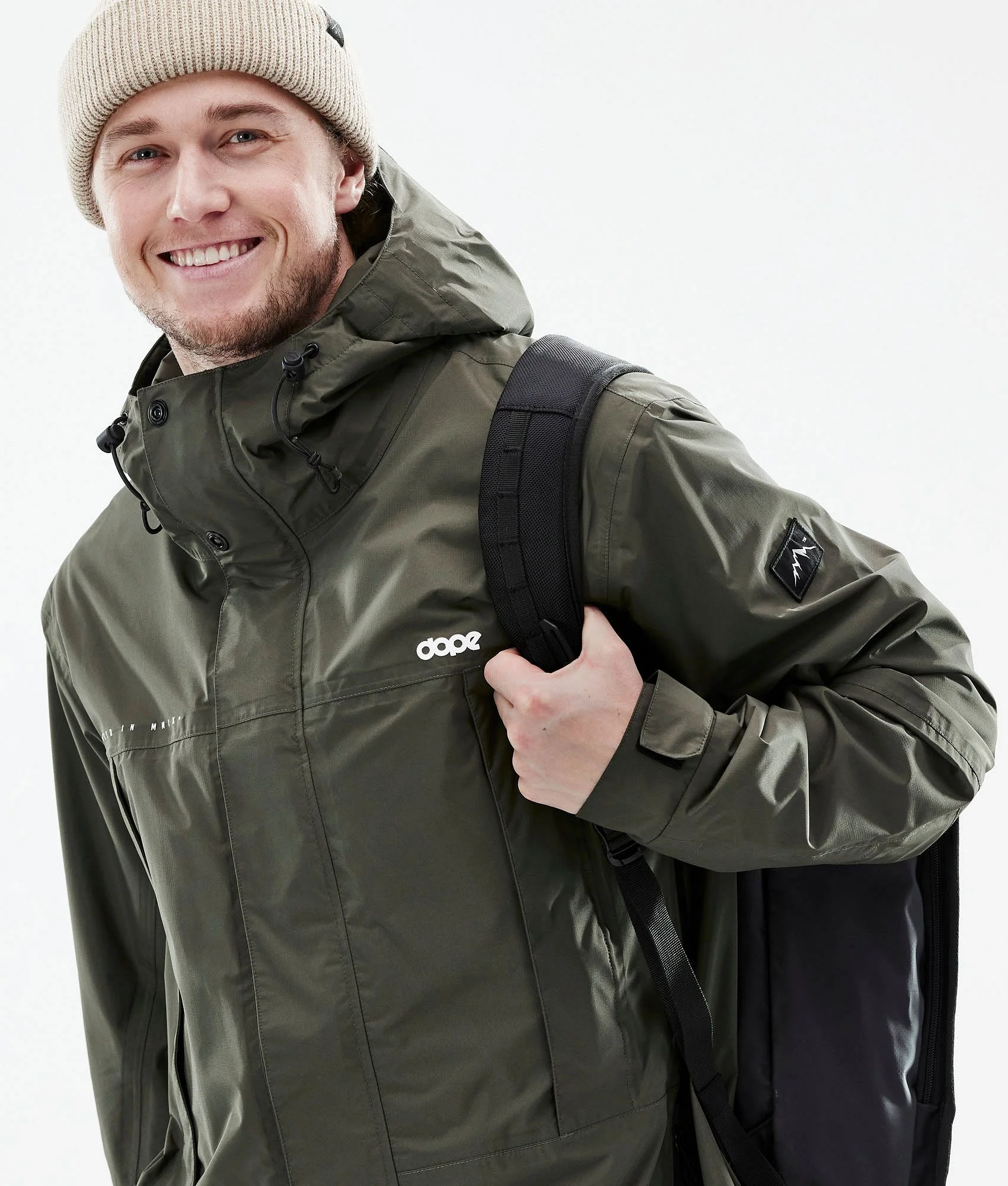 Outdoor Jacket Men Olive Green