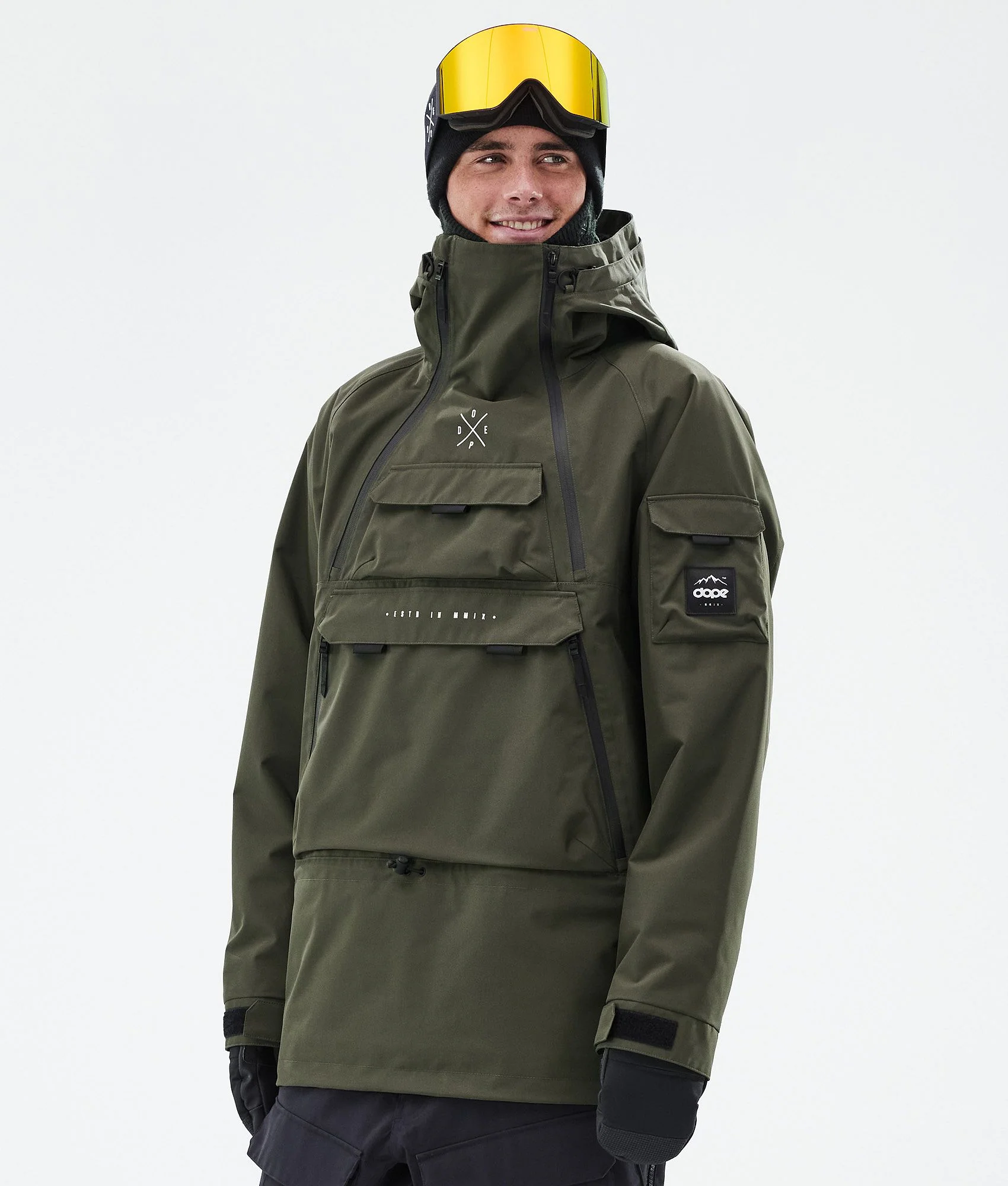 Snowboard Jacket Men Olive Green
