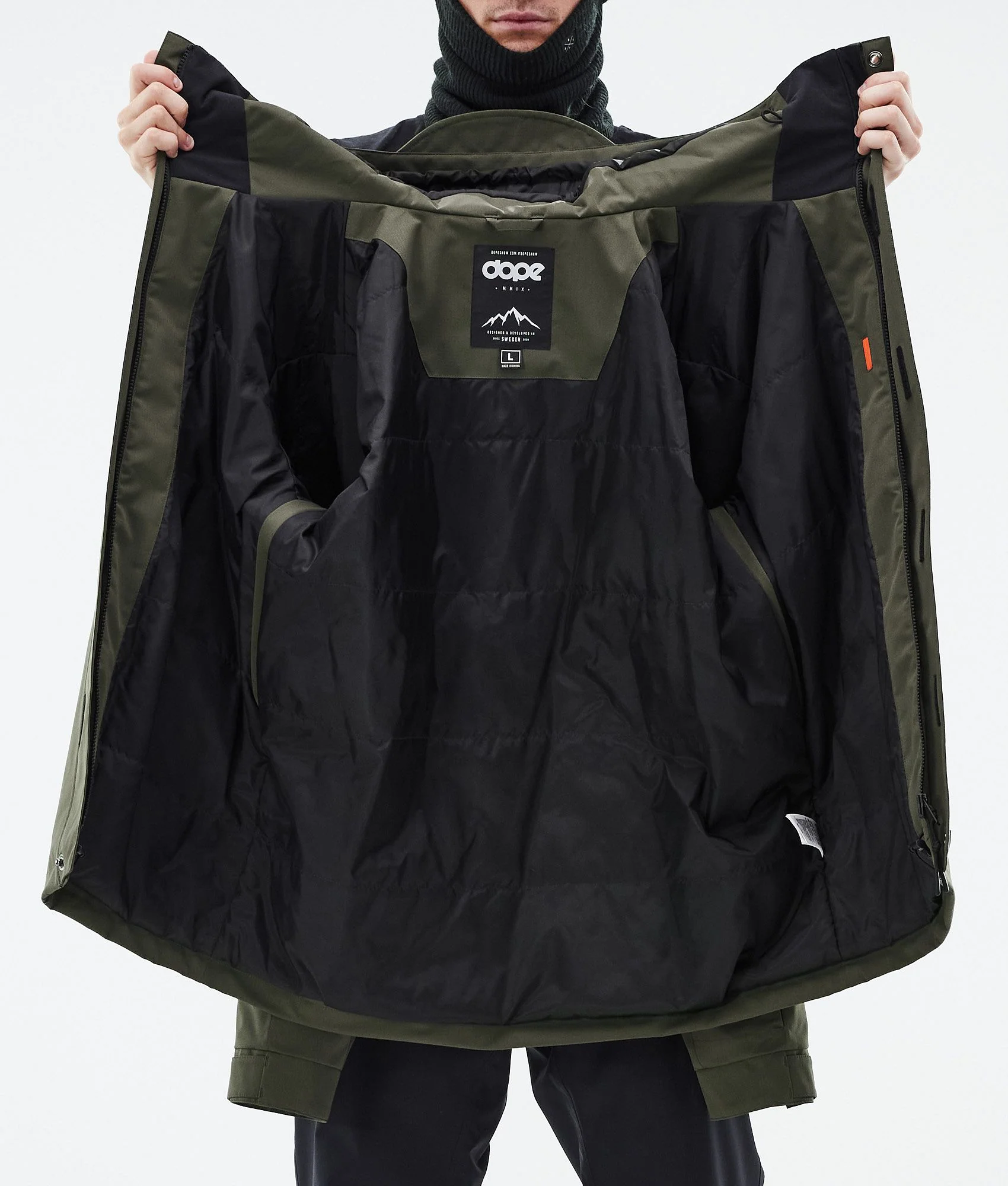 Snowboard Jacket Men Olive Green