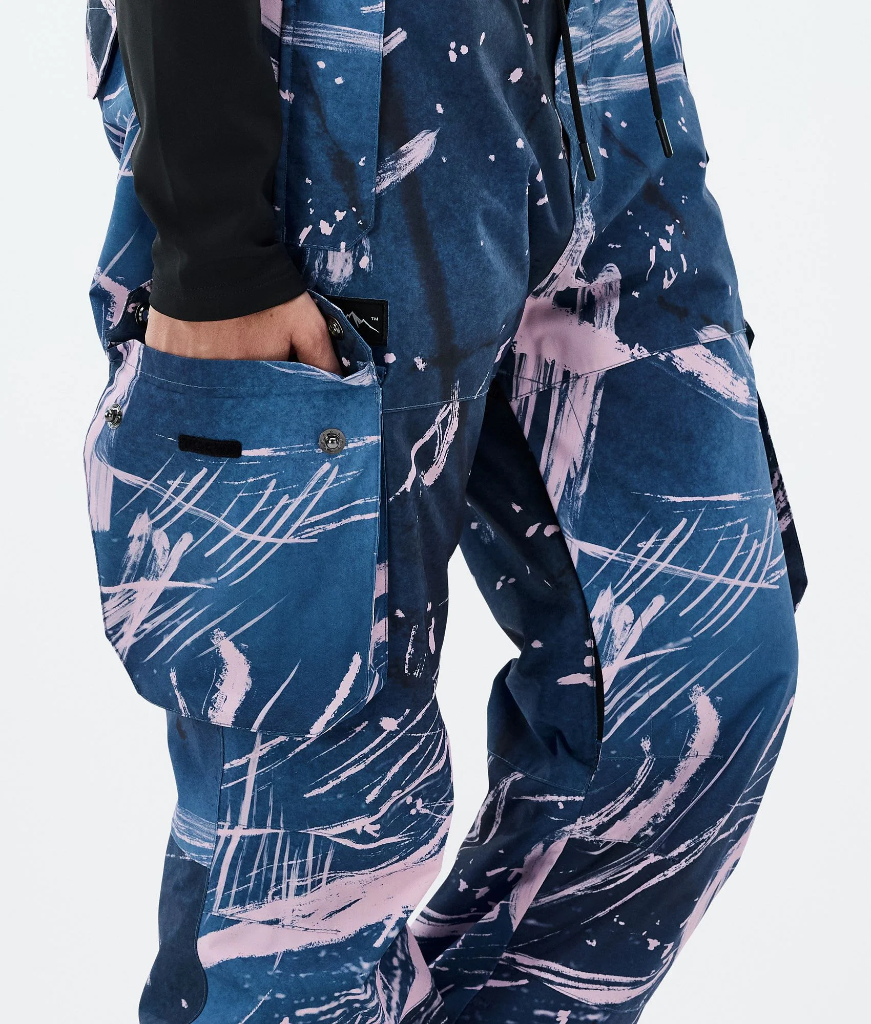 Snowboard Pants Women Carvings Pink