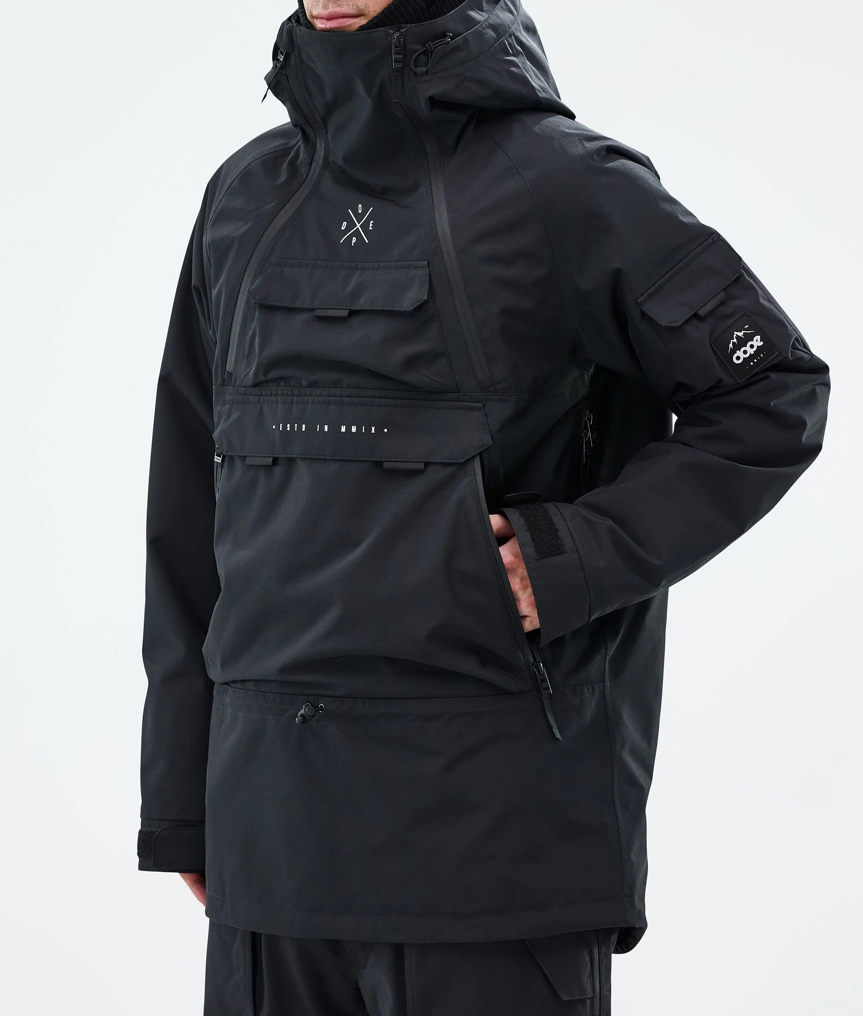 Snowboard Jacket Men Black
