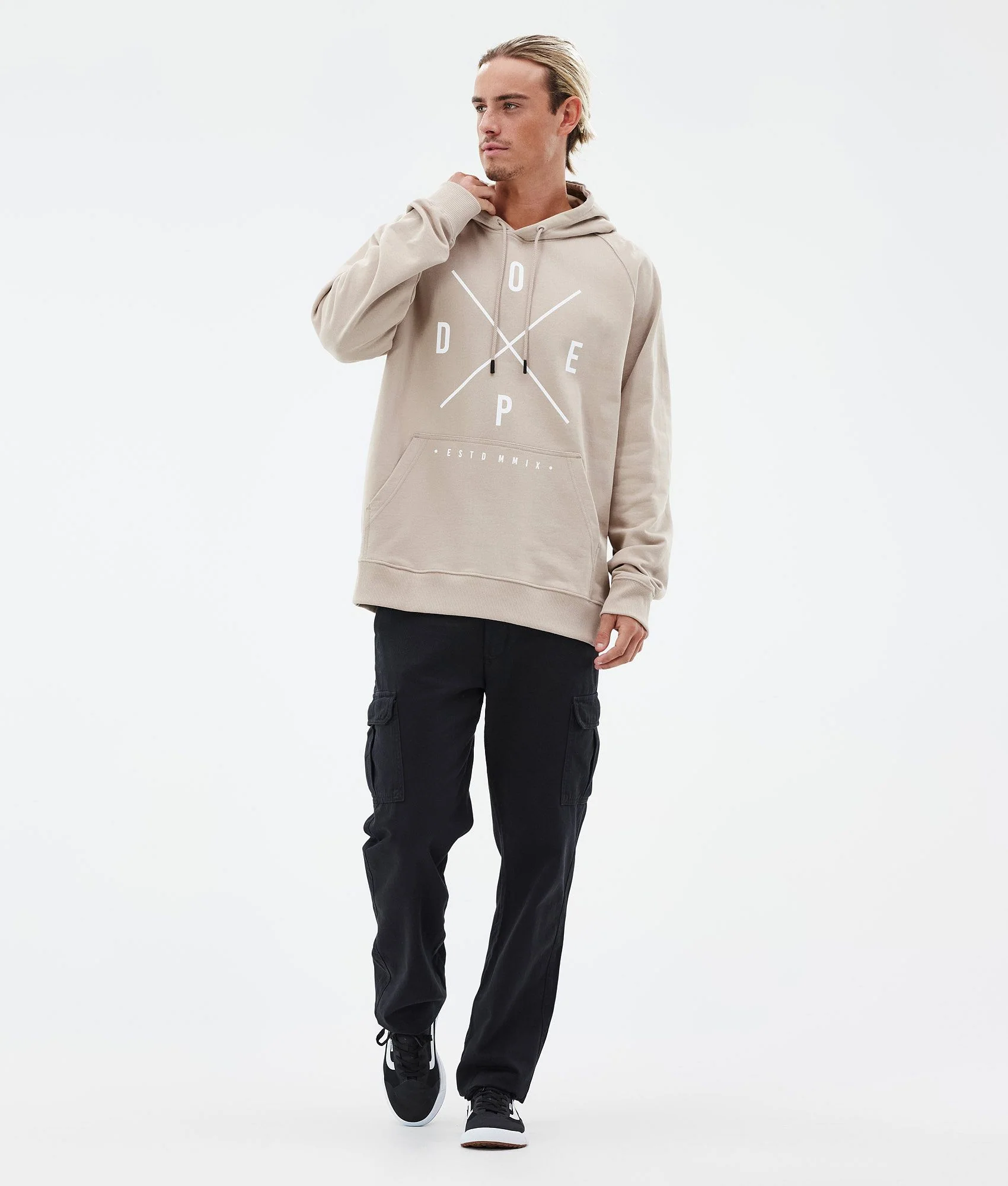 Hoodie Men 2X-Up Sand