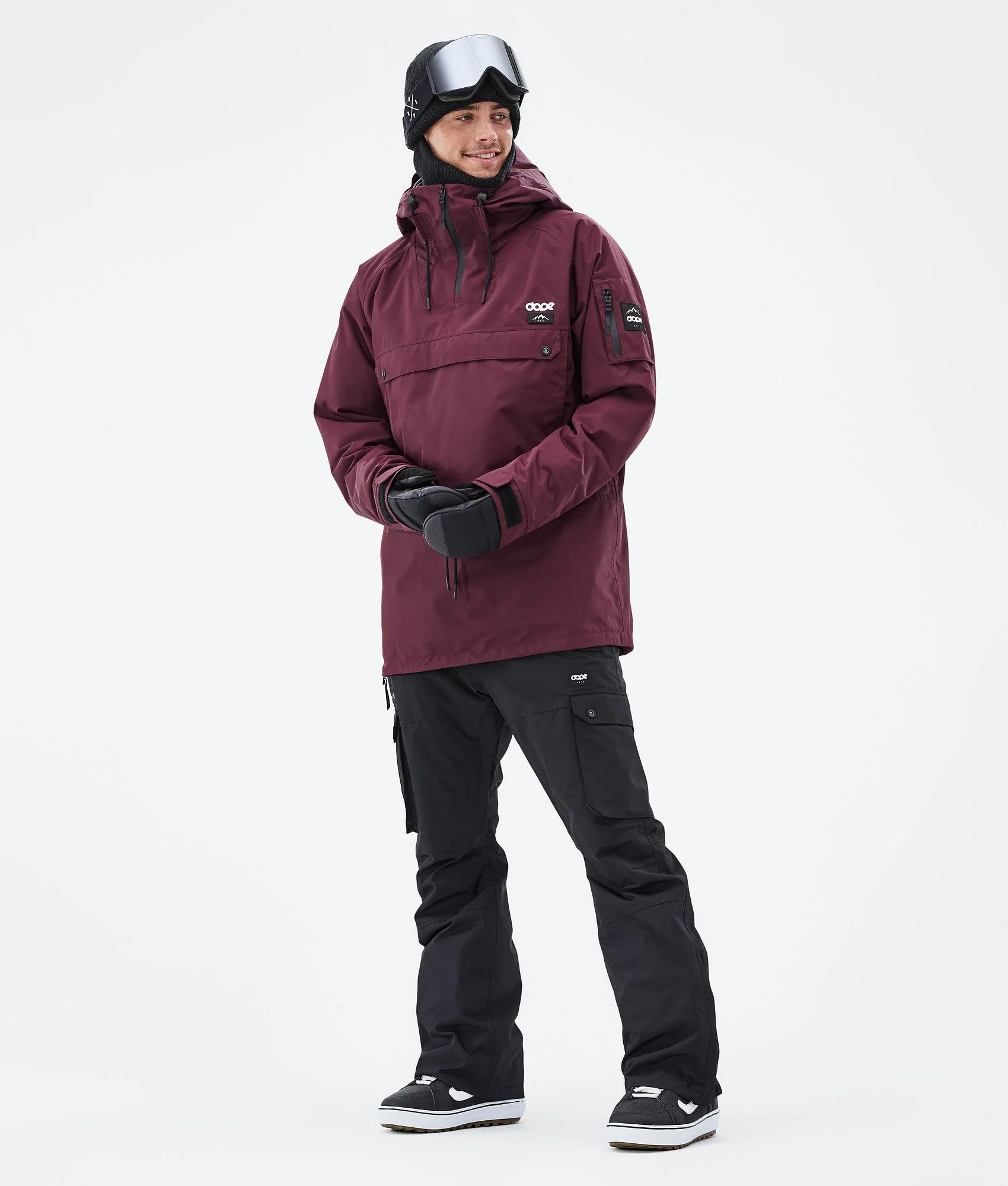 Snowboard Jacket Men Don Burgundy