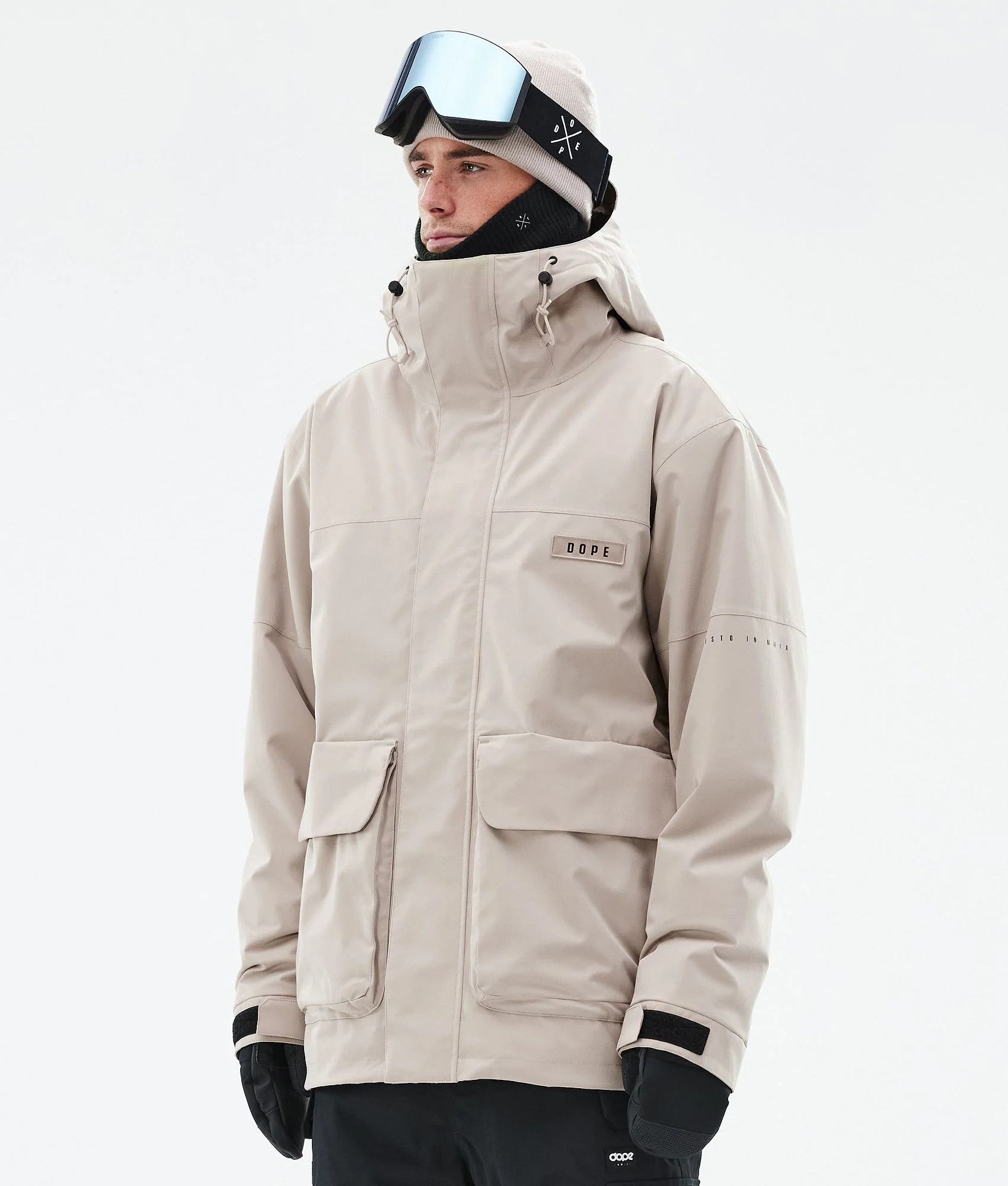 Snowboard Jacket Men Sand