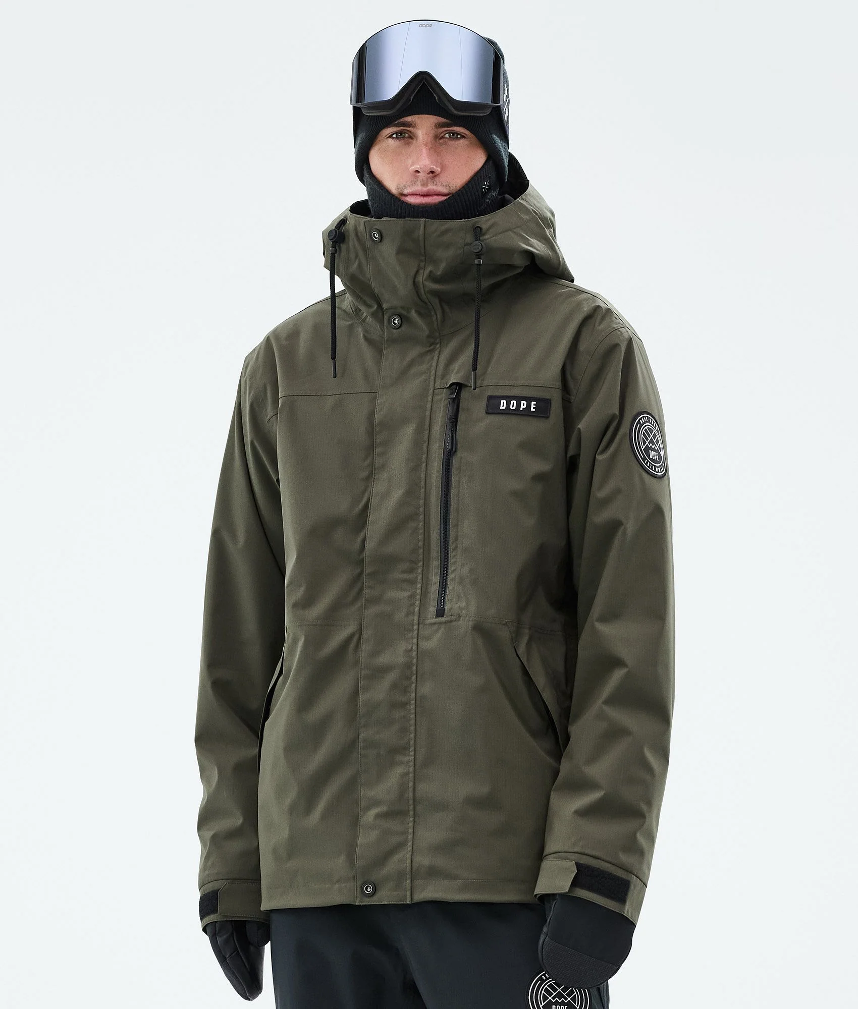 Snowboard Jacket Men Olive Green