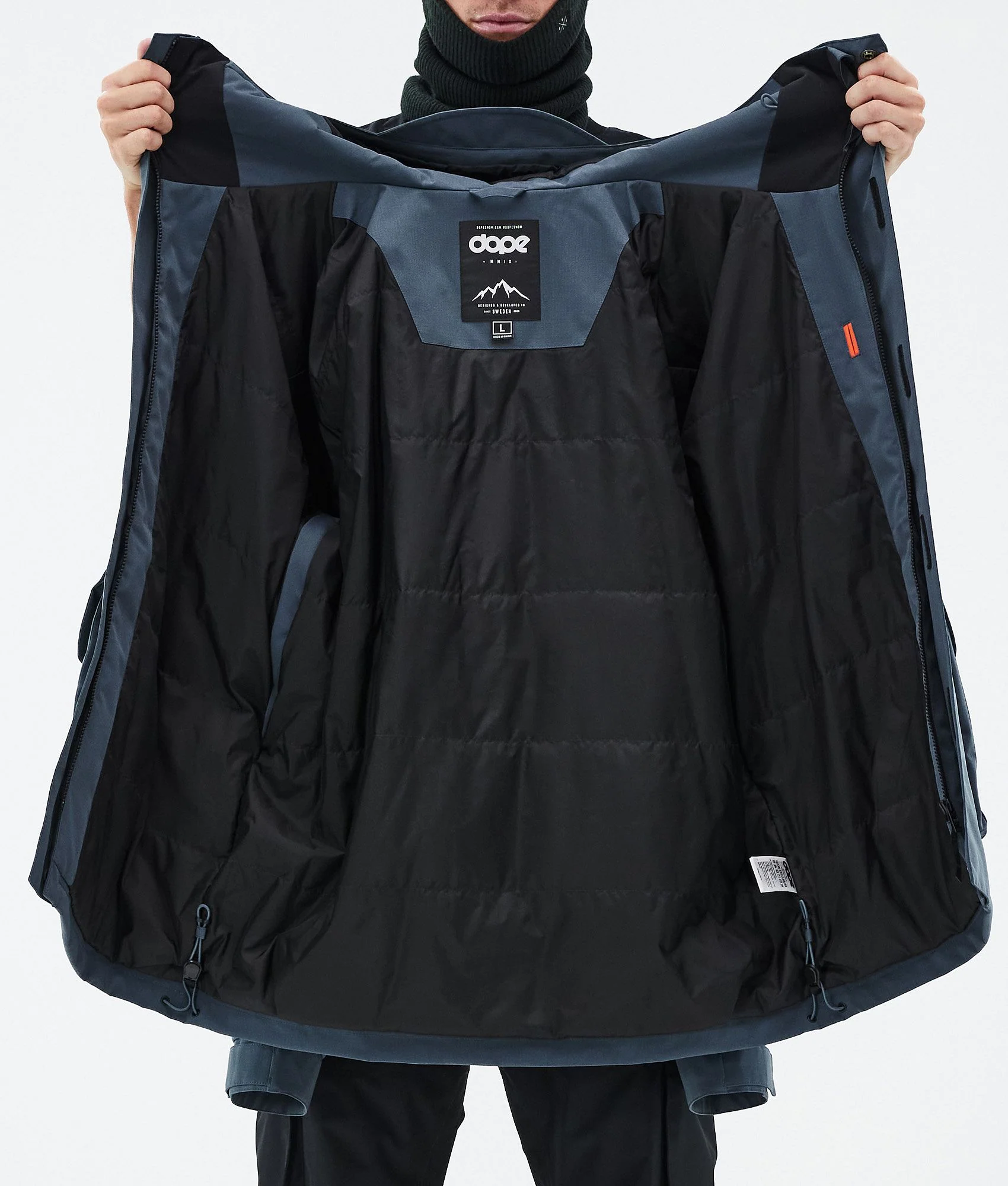 Snowboard Jacket Men Metal Blue