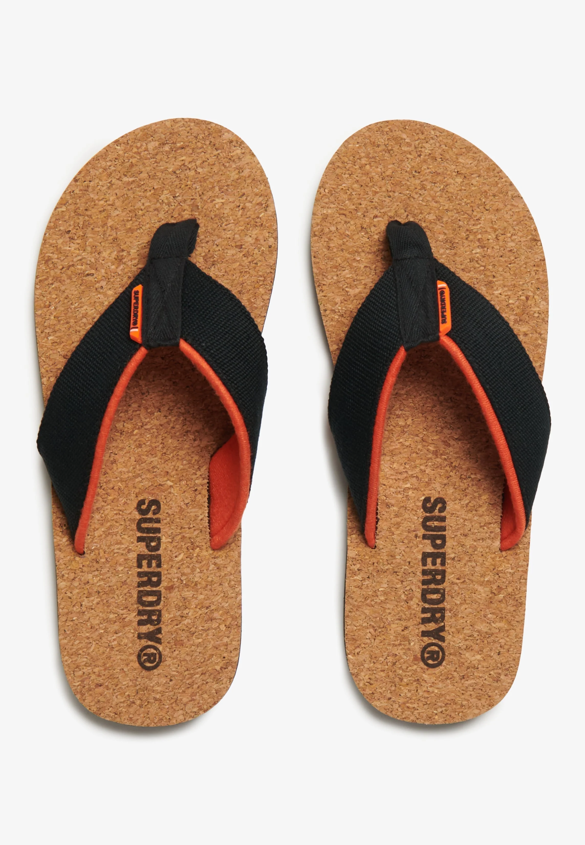 Cork Graphic Flip Flops