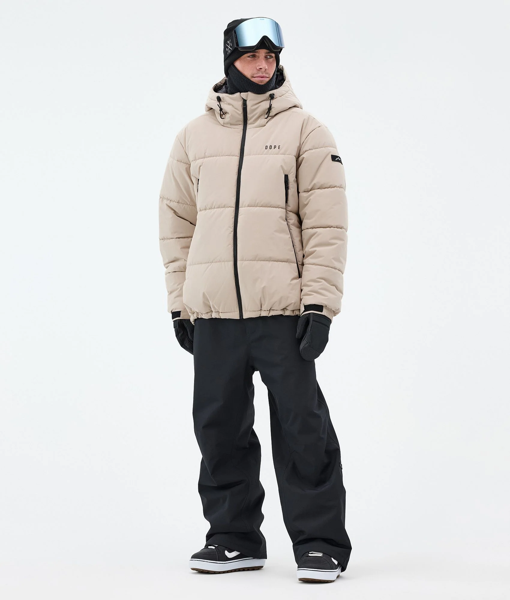 Snowboard Jacket Men Sand