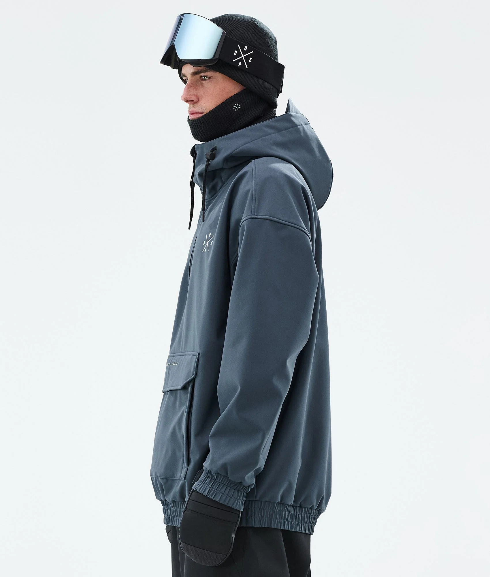 Snowboard Jacket Men Metal Blue