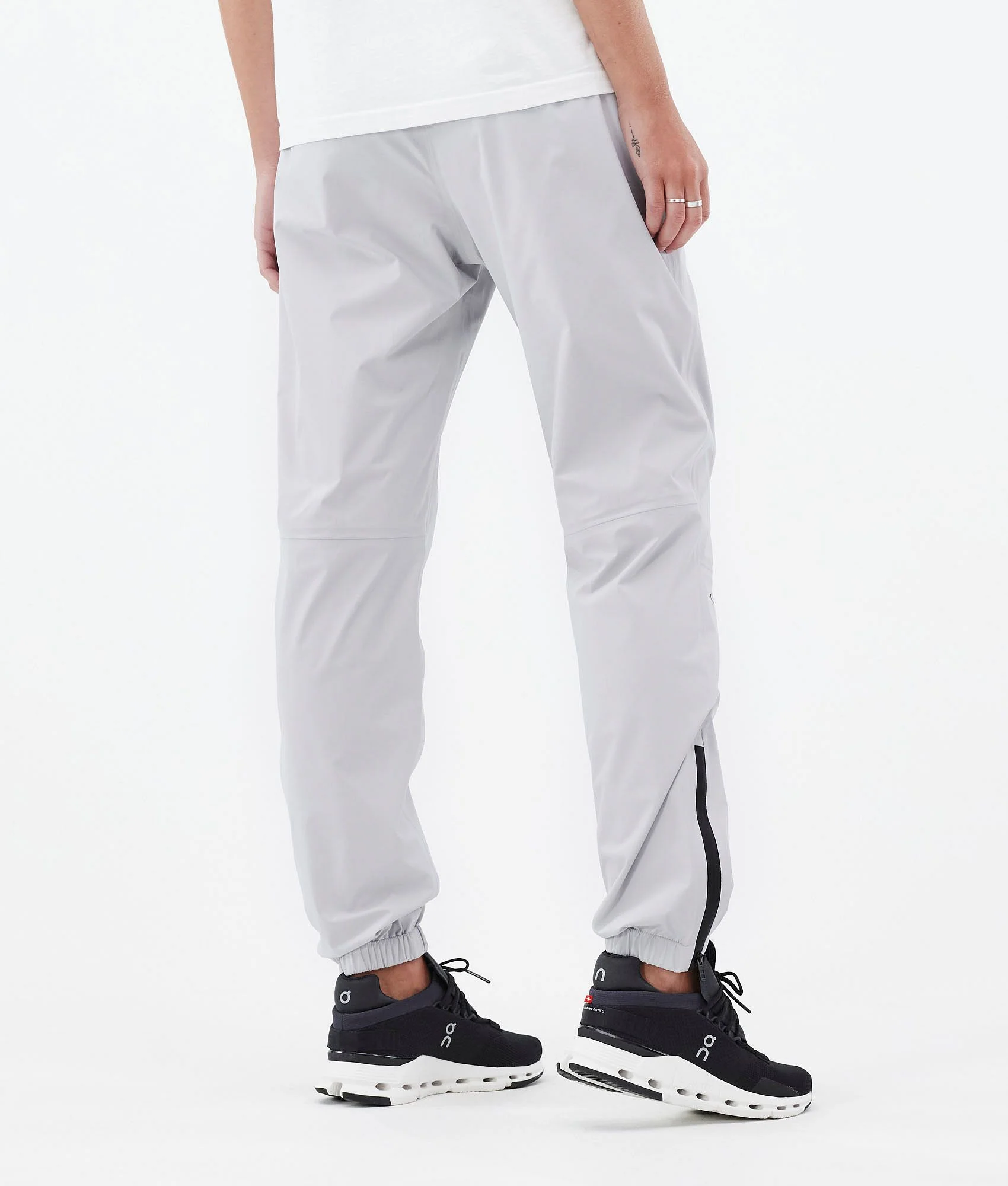 Rain Pants Women Light Grey