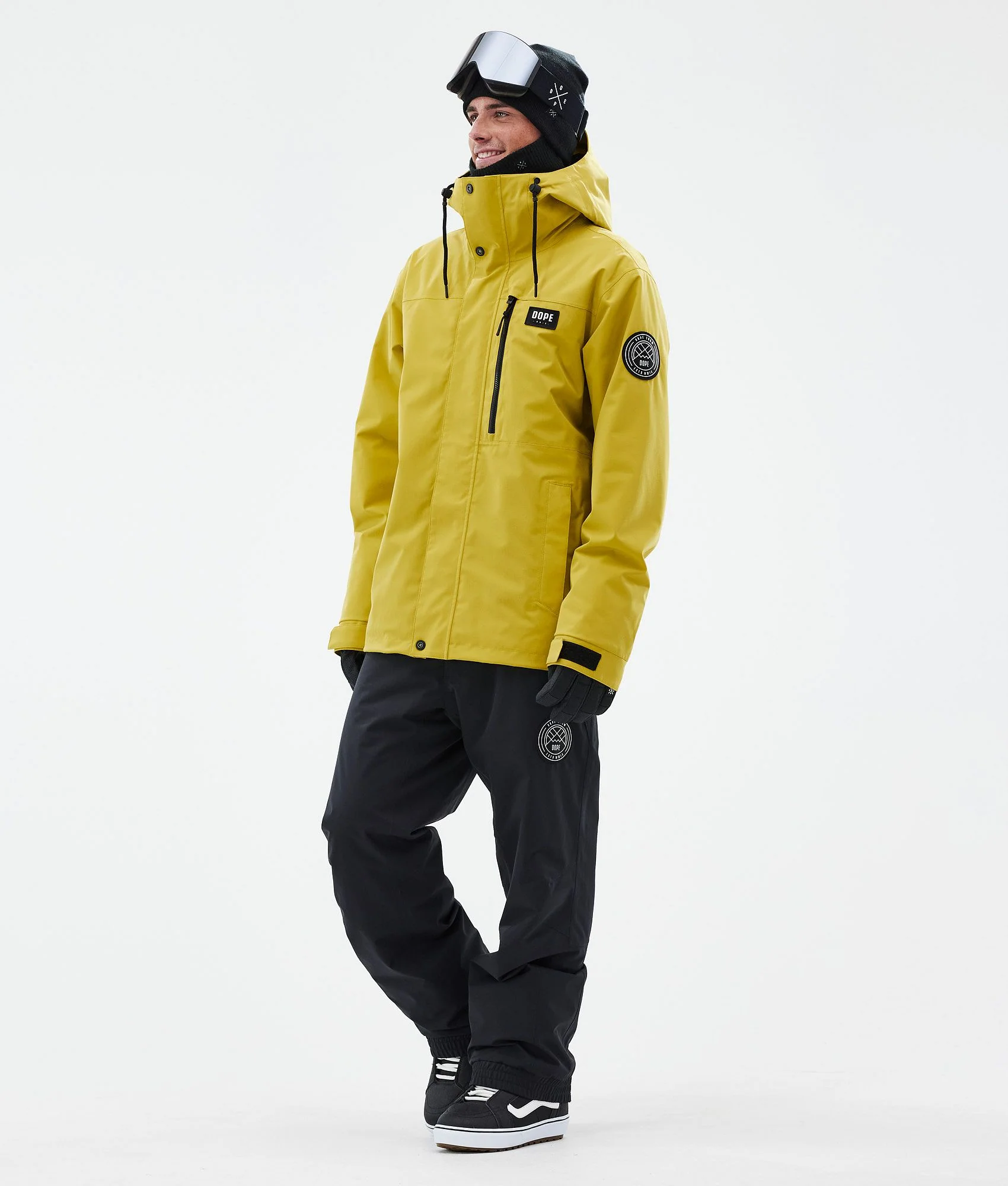 Snowboard Jacket Men Yellow