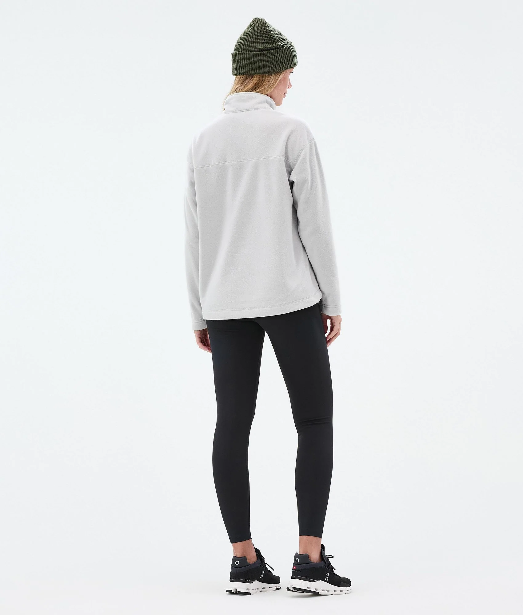 Fleece Sweater Women Light Grey