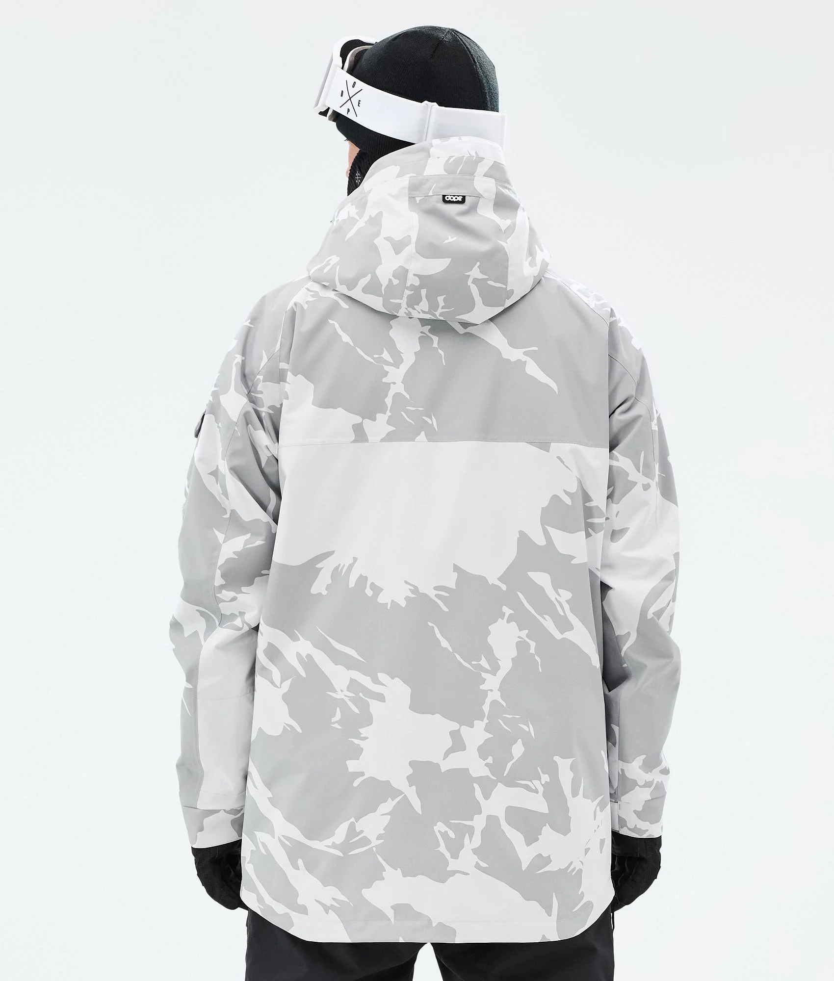 Snowboard Jacket Men Grey Camo