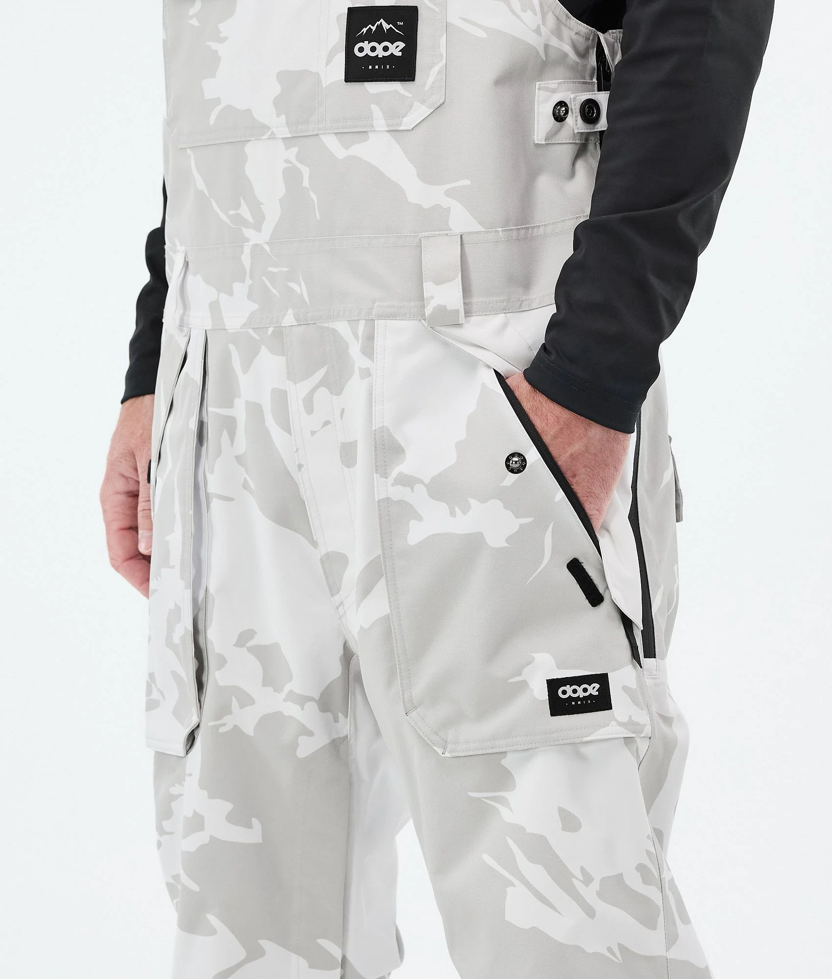 Snowboard Pants Men Grey Camo