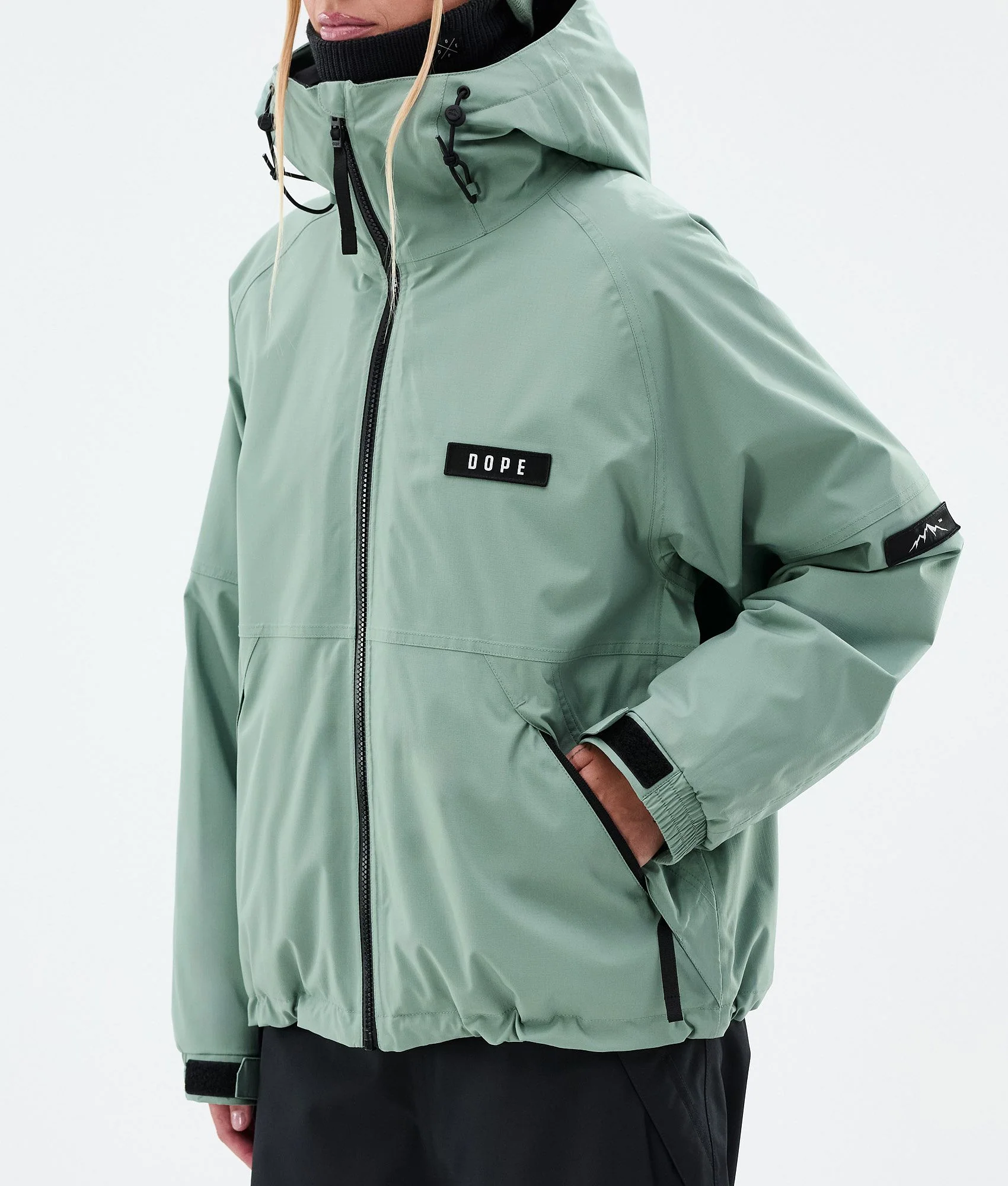 Snowboard Jacket Women Faded Green