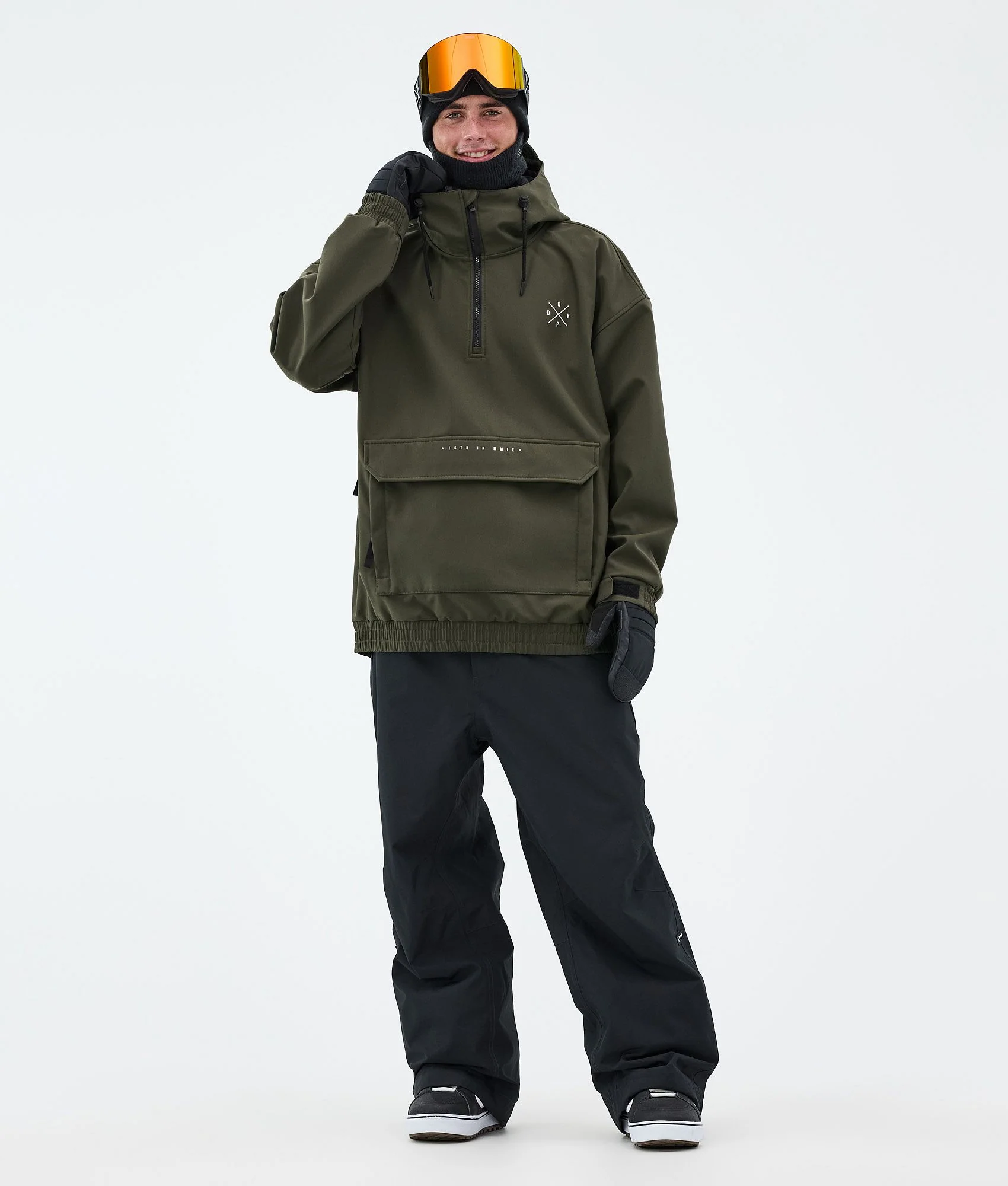 Snowboard Jacket Men Olive Green