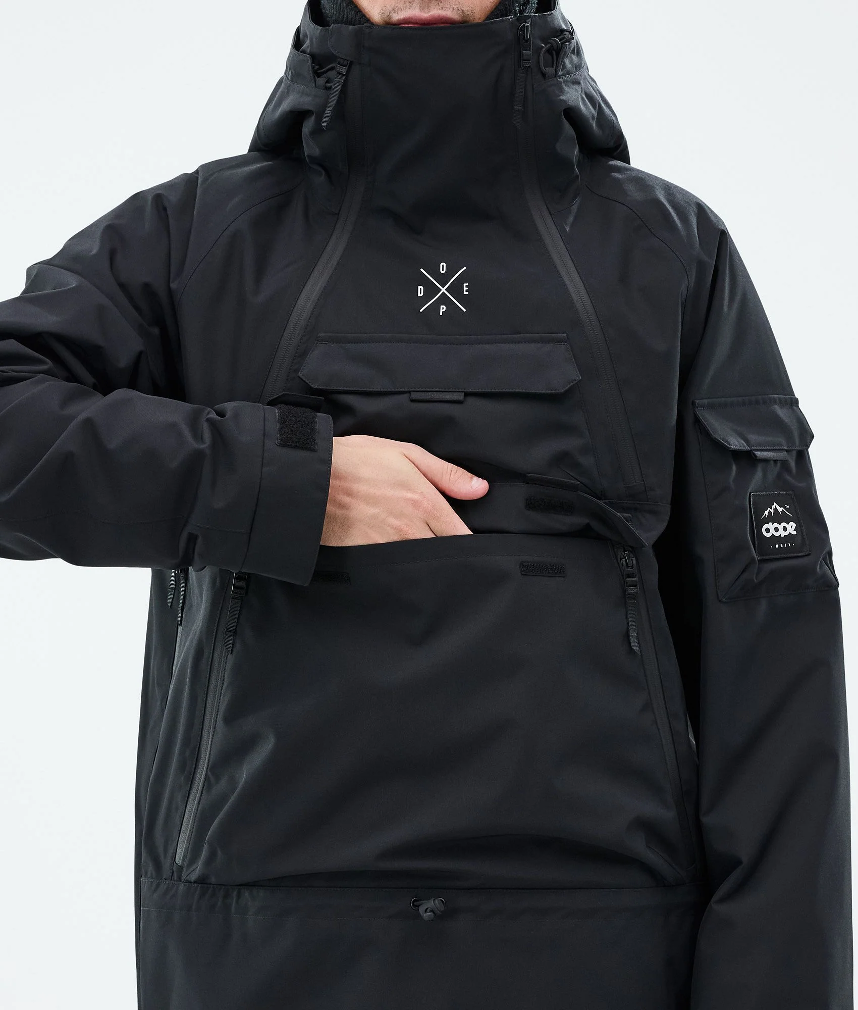 Snowboard Jacket Men Black