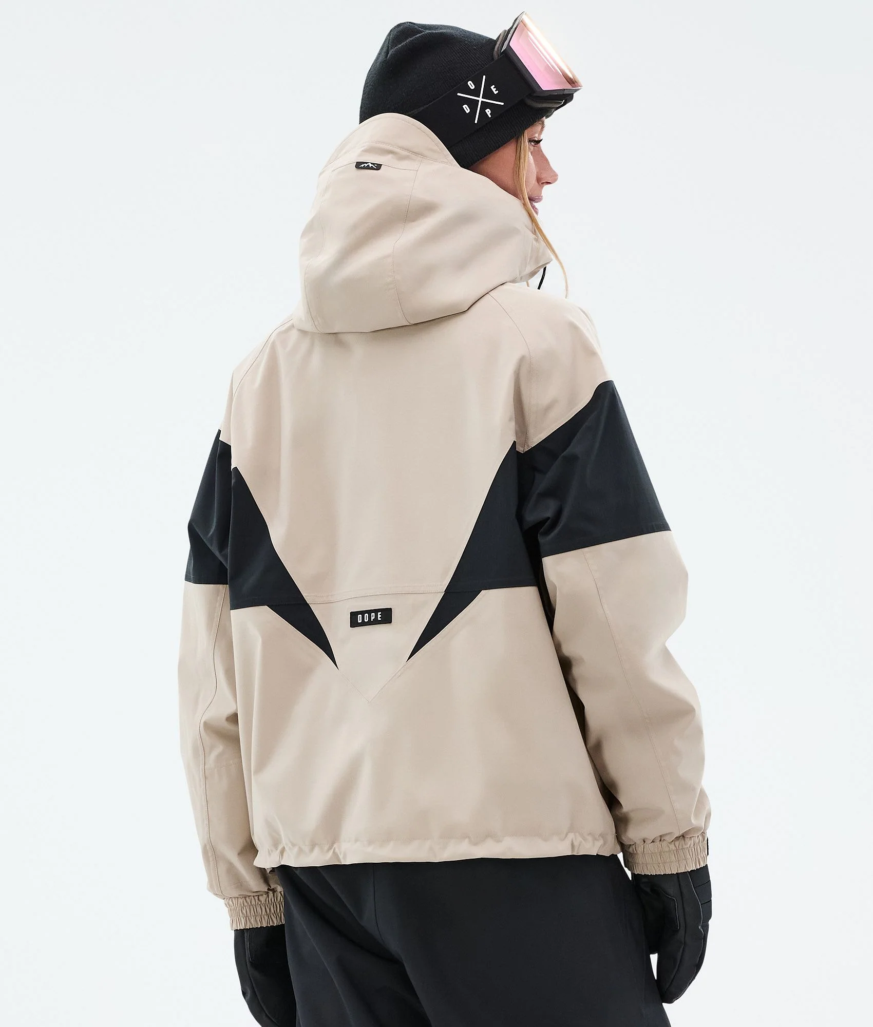 Snowboard Jacket Women Spike Sand/Black