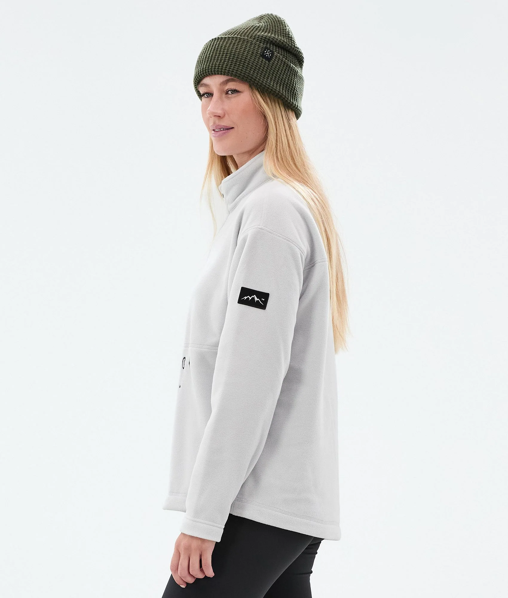 Fleece Sweater Women Light Grey