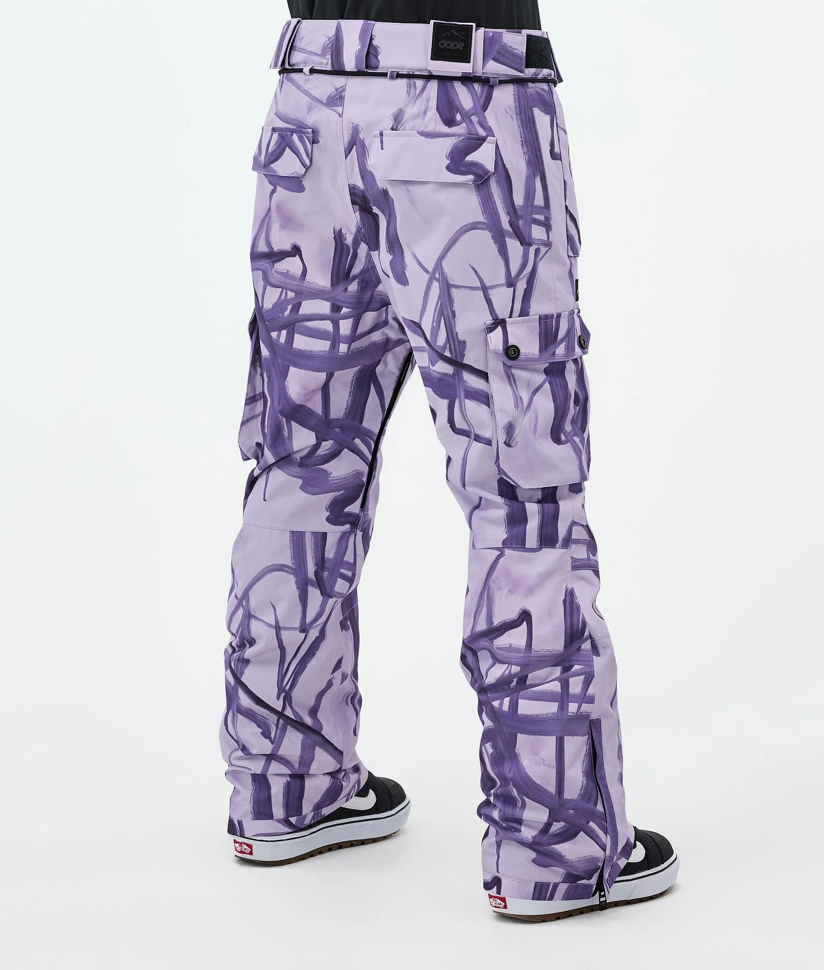 Snowboard Pants Women Scribble Purple