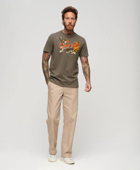 Tattoo Script Graphic T Shirt