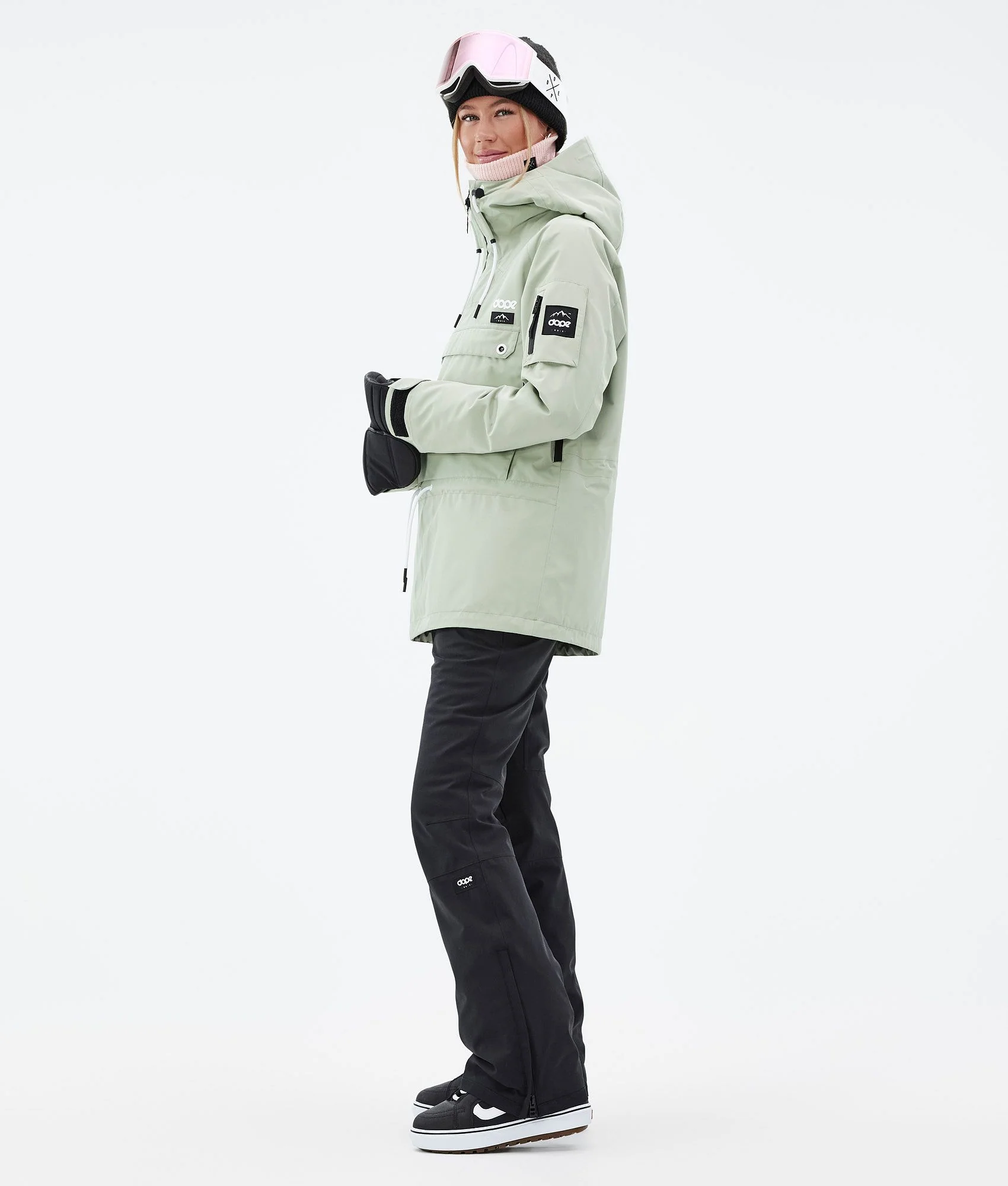 Snowboard Jacket Women Soft Green