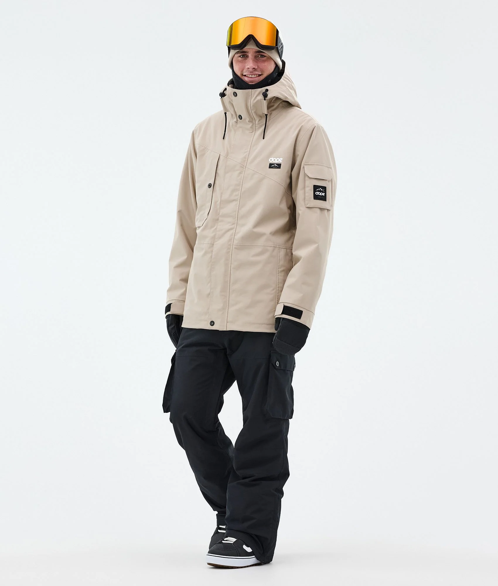 Snowboard Jacket Men Sand