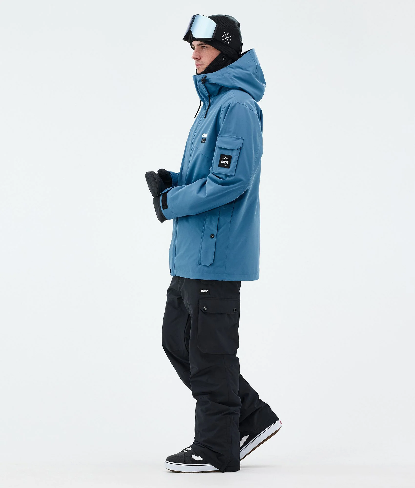 Snowboard Jacket Men Blue Steel