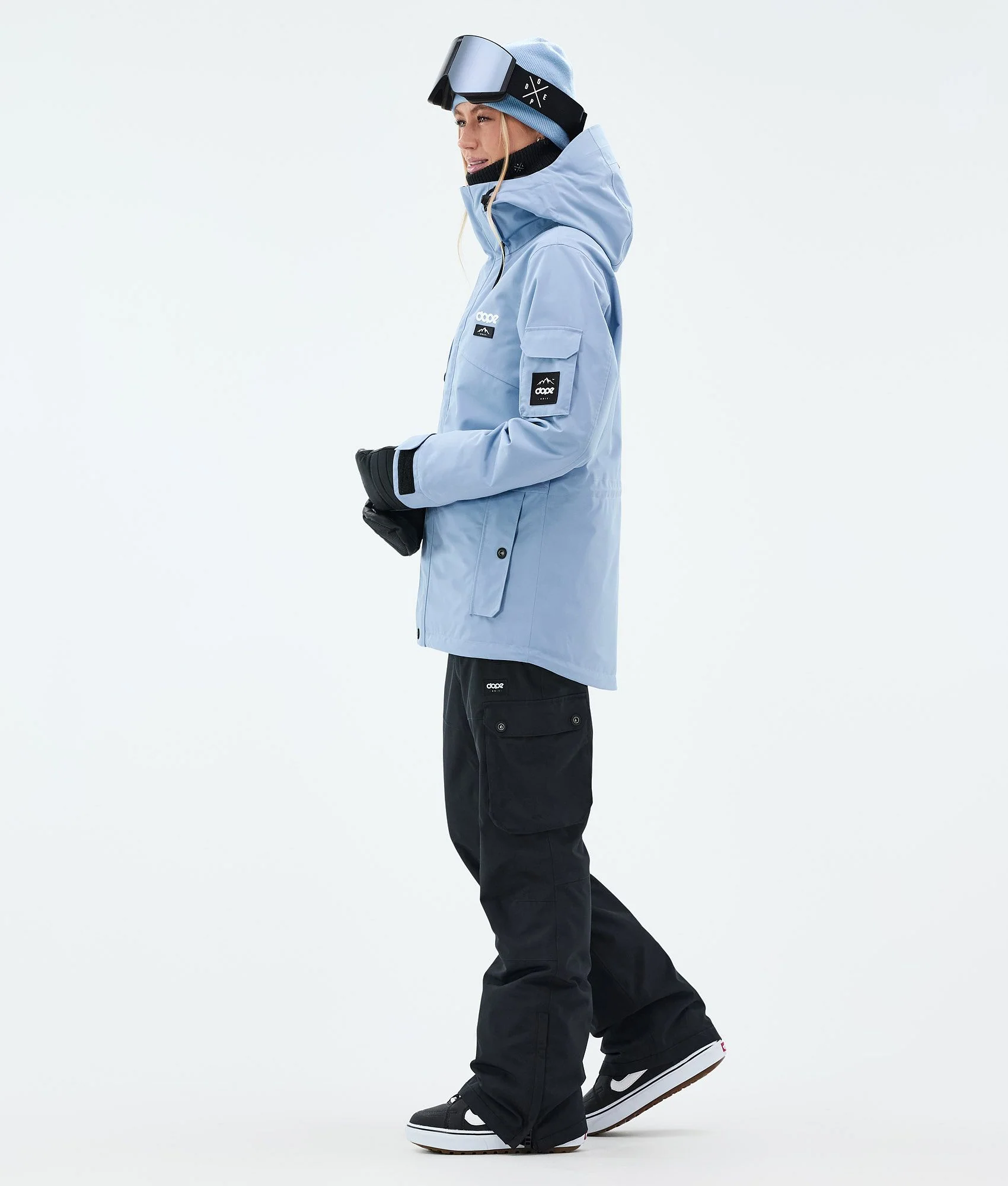 Snowboard Jacket Women Light Blue