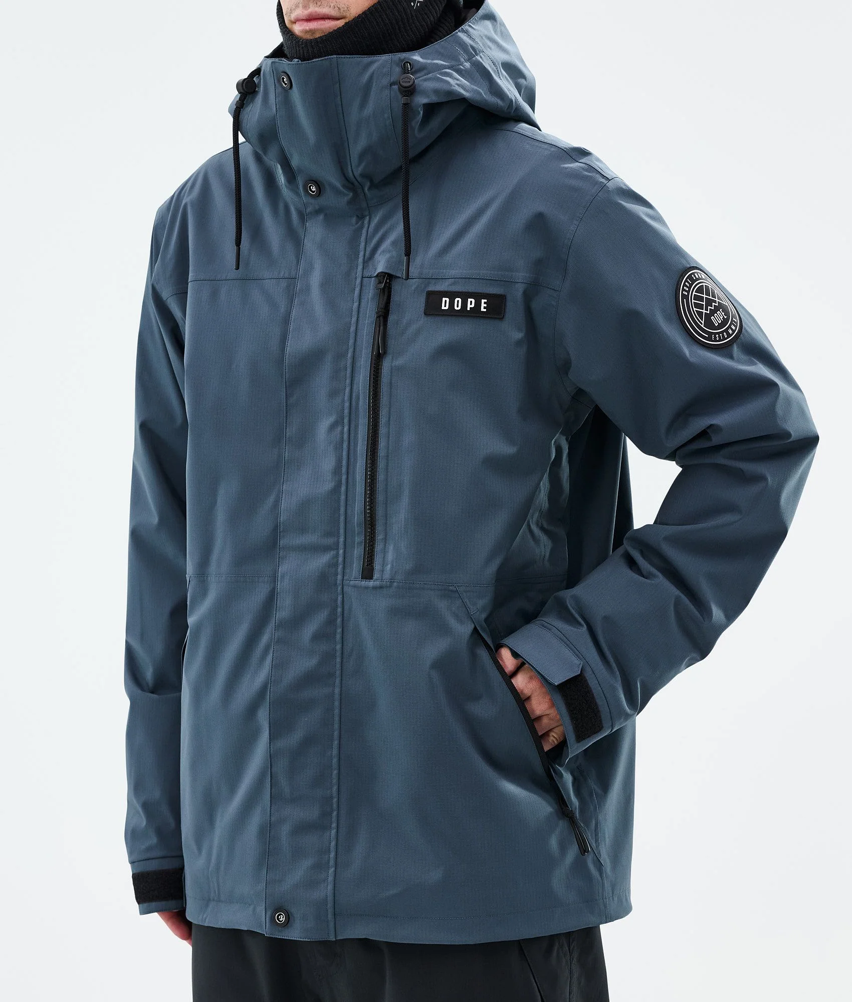 Snowboard Jacket Men Metal Blue