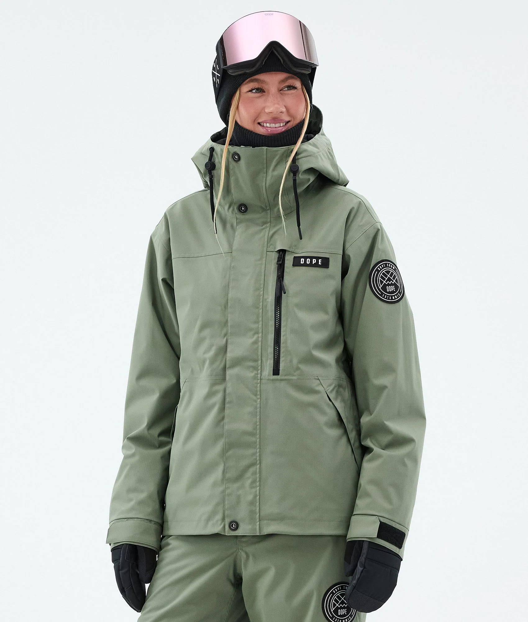 Snowboard Jacket Women Moss Green