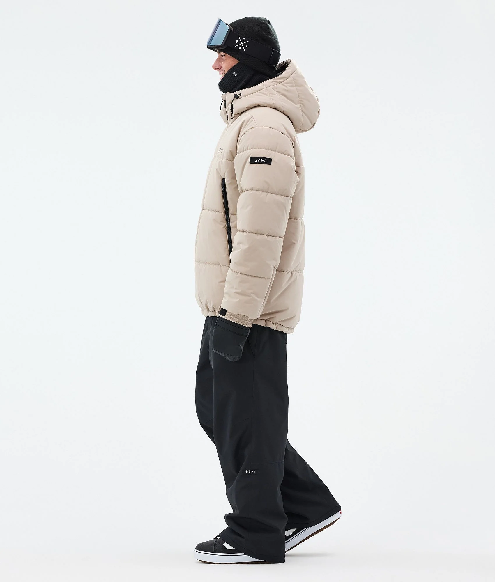 Snowboard Jacket Men Sand