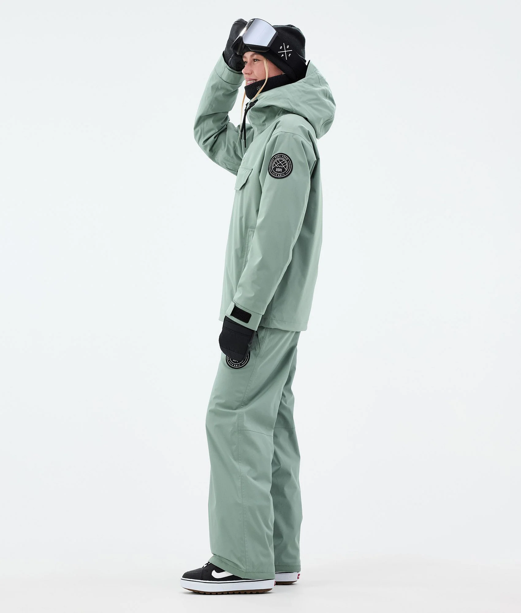 Snowboard Jacket Women Faded Green