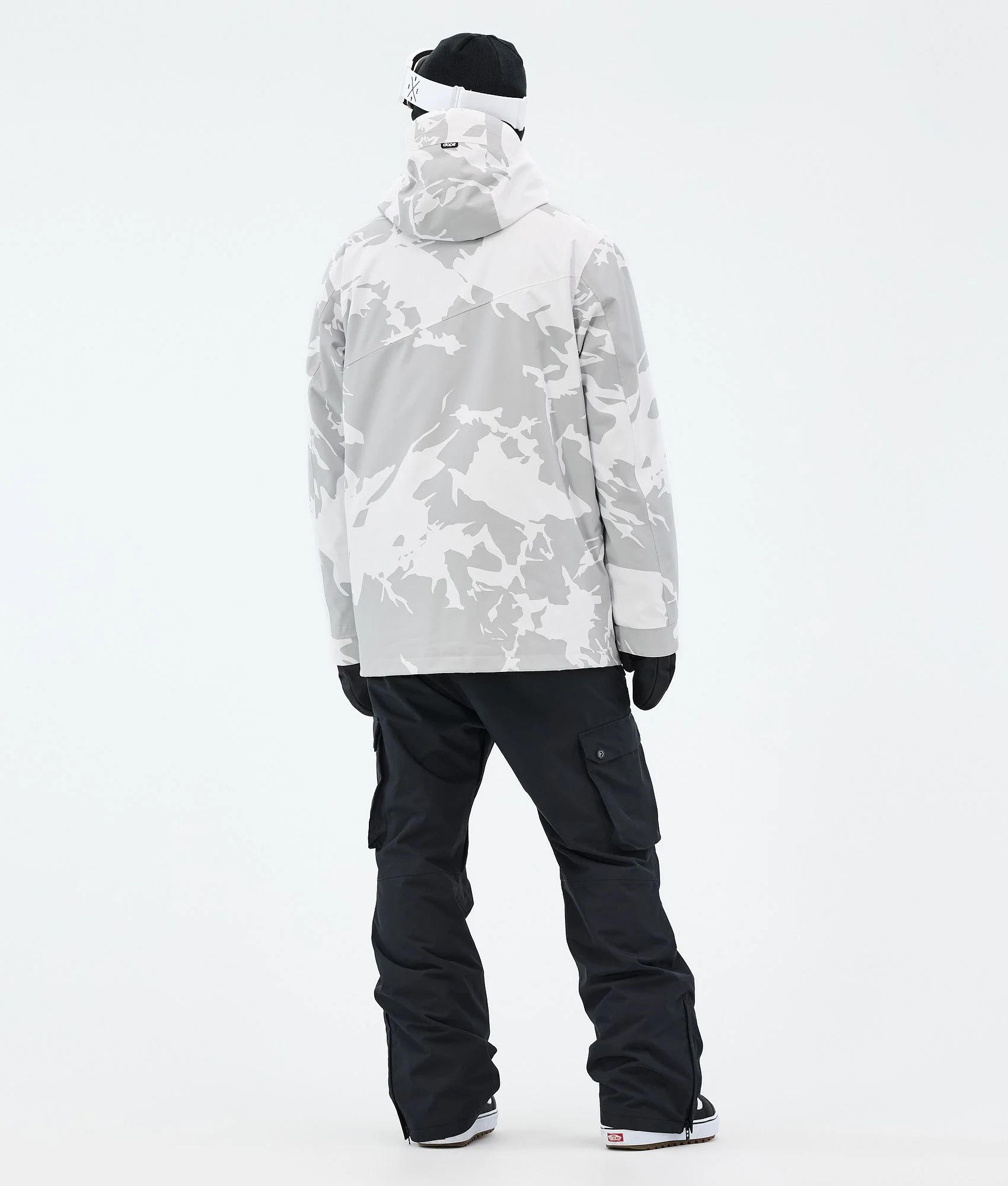 Snowboard Jacket Men Grey Camo