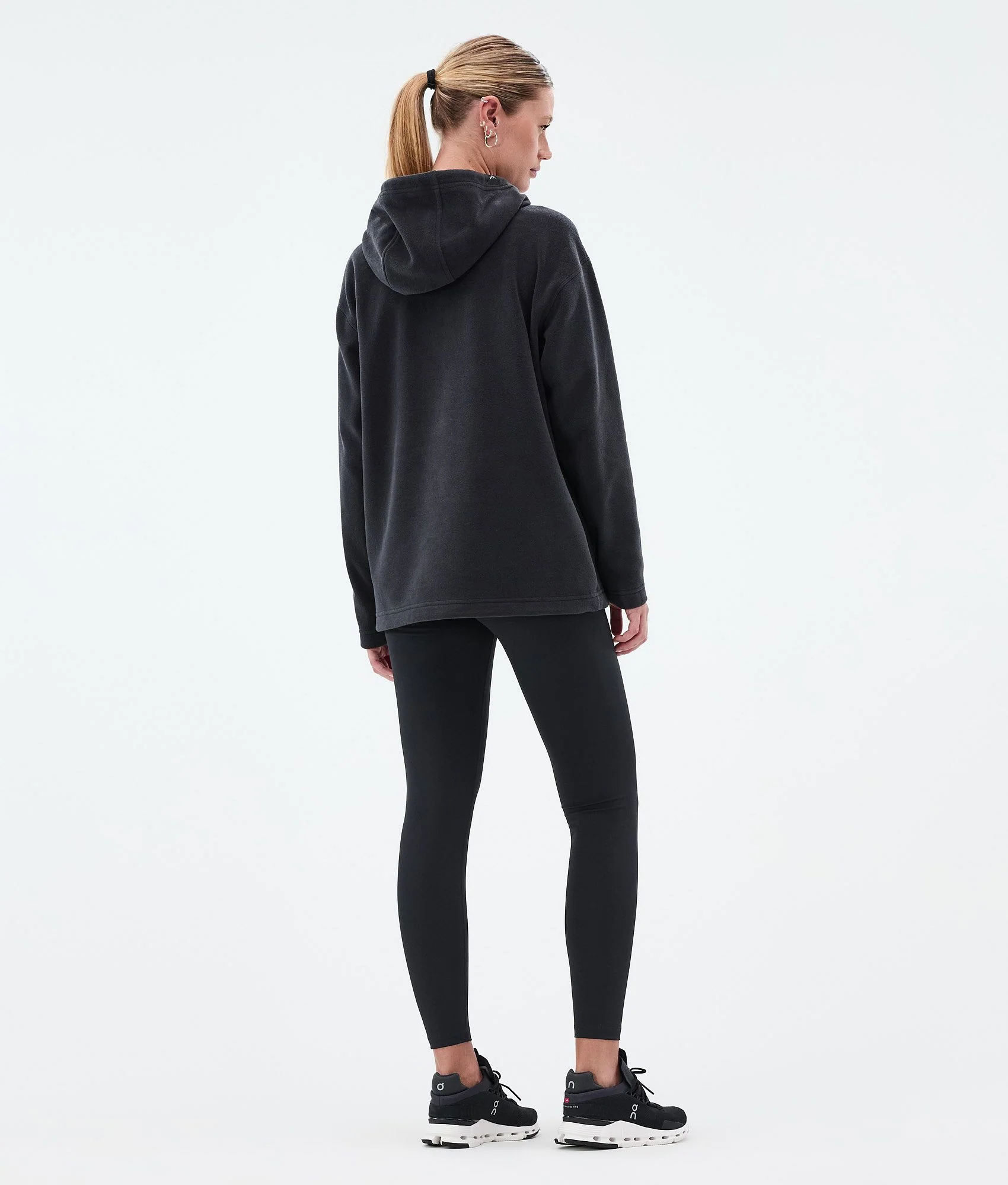 Fleece Hoodie Women Black