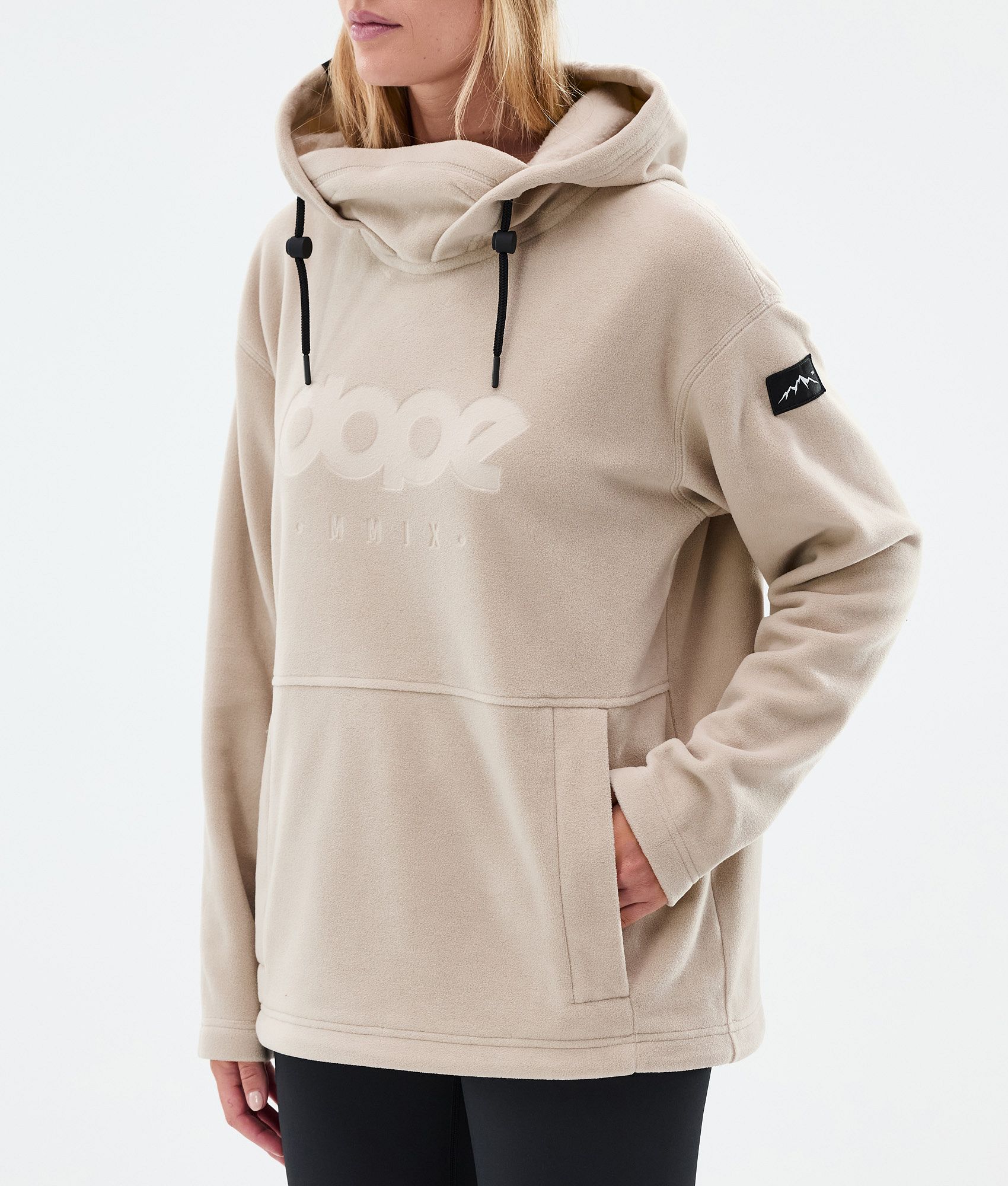 Fleece Hoodie Women Sand