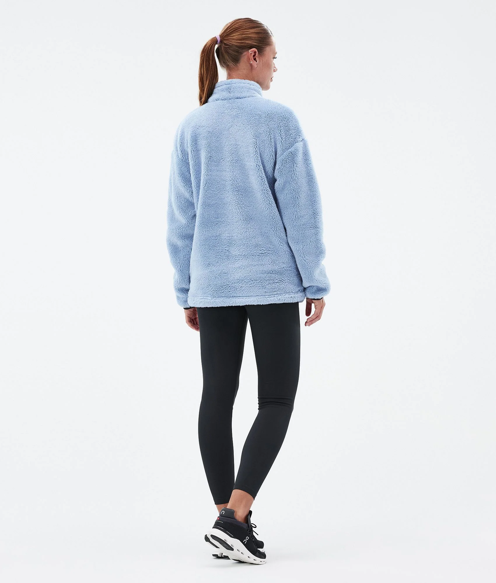Fleece Sweater Women Light Blue