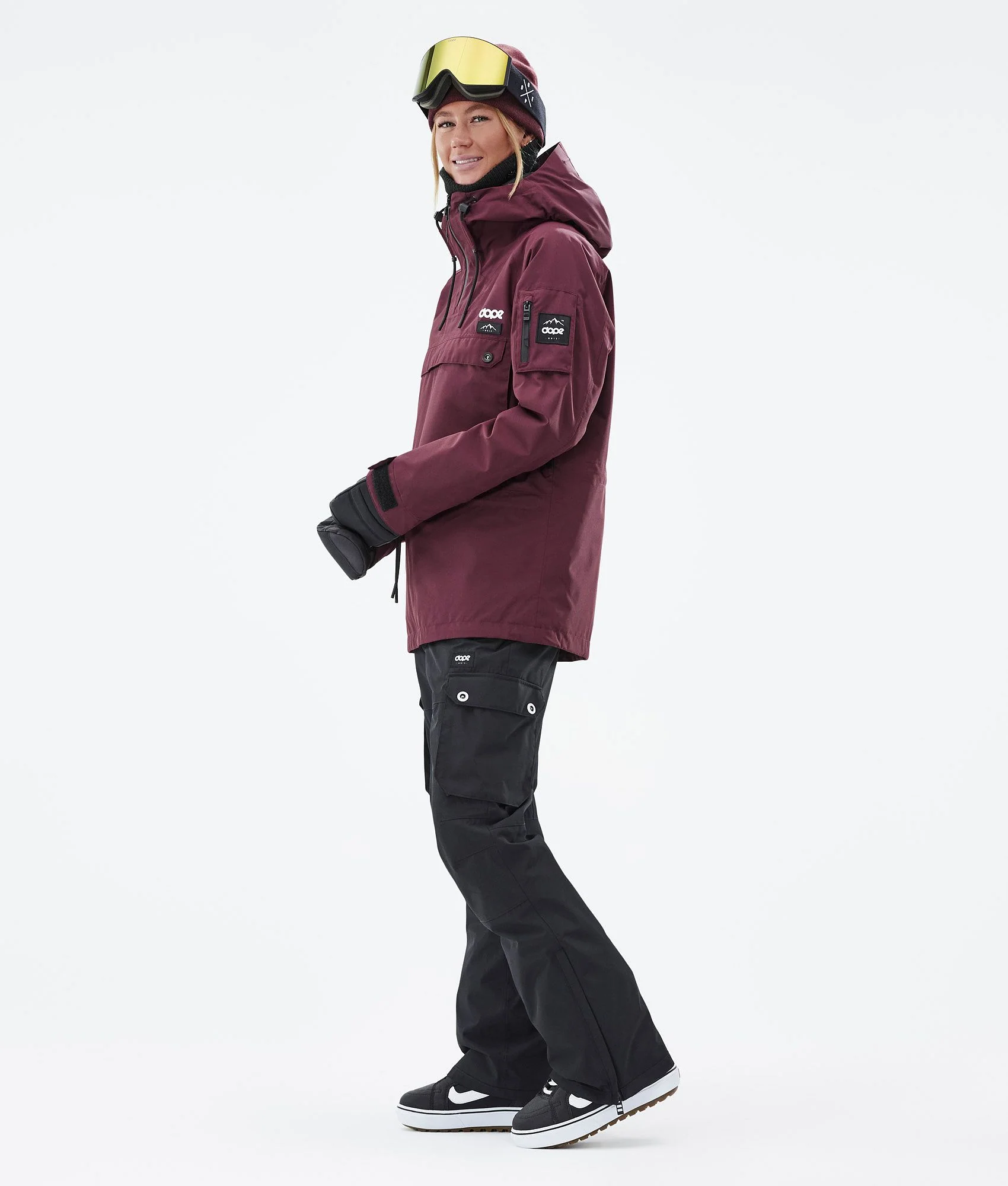 Snowboard Jacket Women Don Burgundy