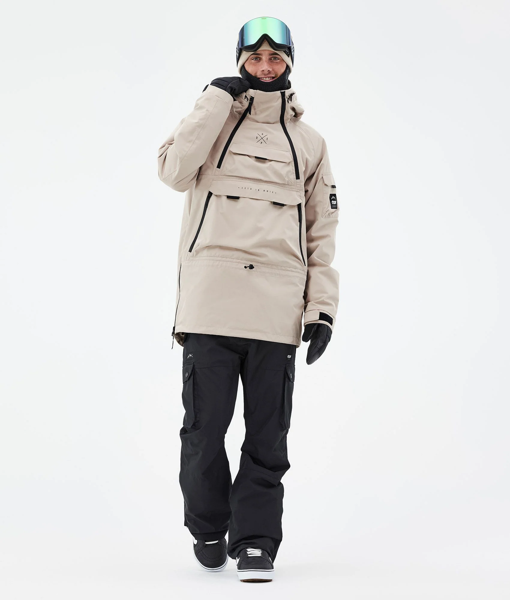 Snowboard Jacket Men Sand
