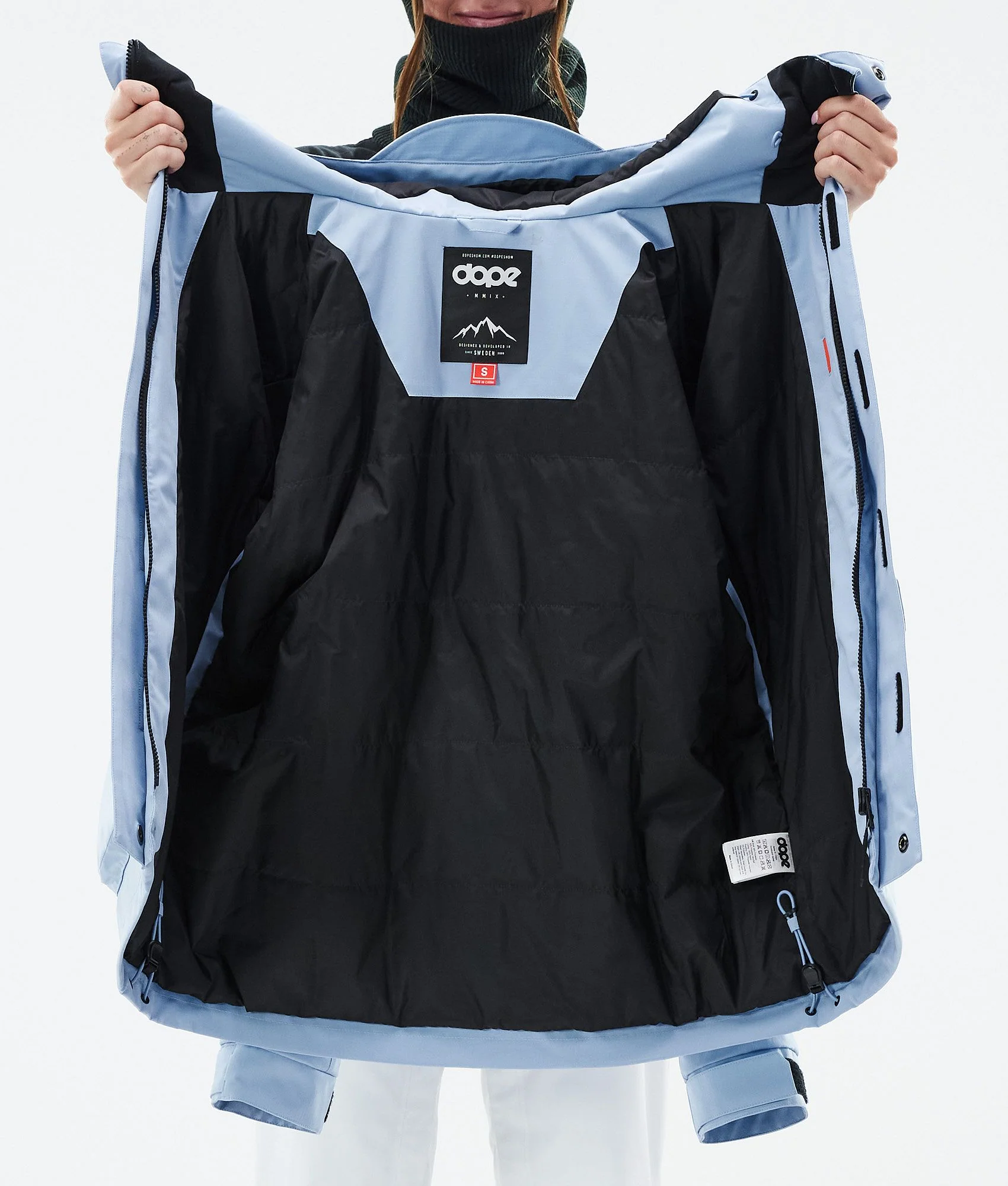 Snowboard Jacket Women Light Blue