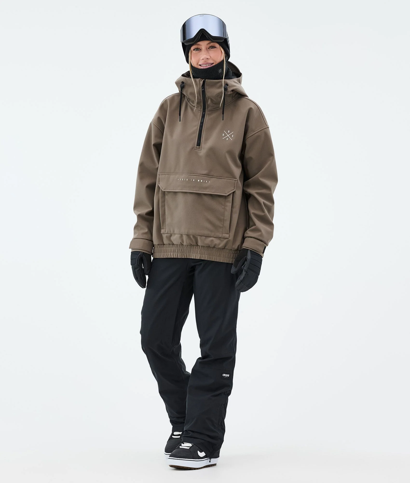 Snowboard Jacket Women Walnut