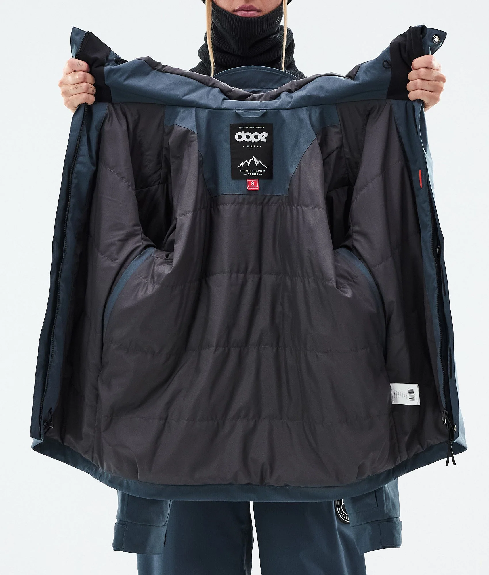 Snowboard Jacket Women Metal Blue