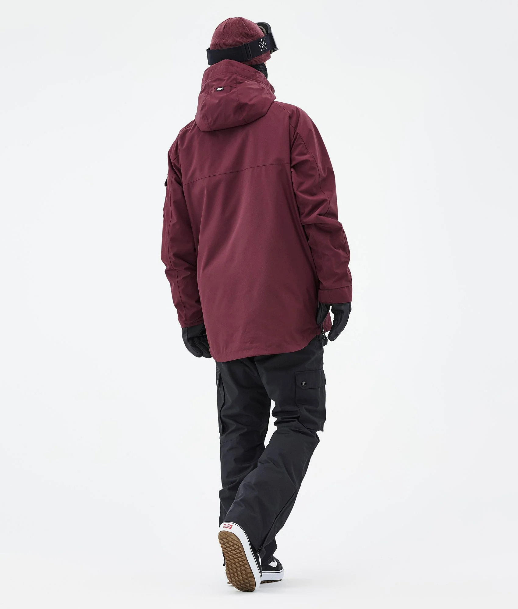 Snowboard Jacket Men Burgundy
