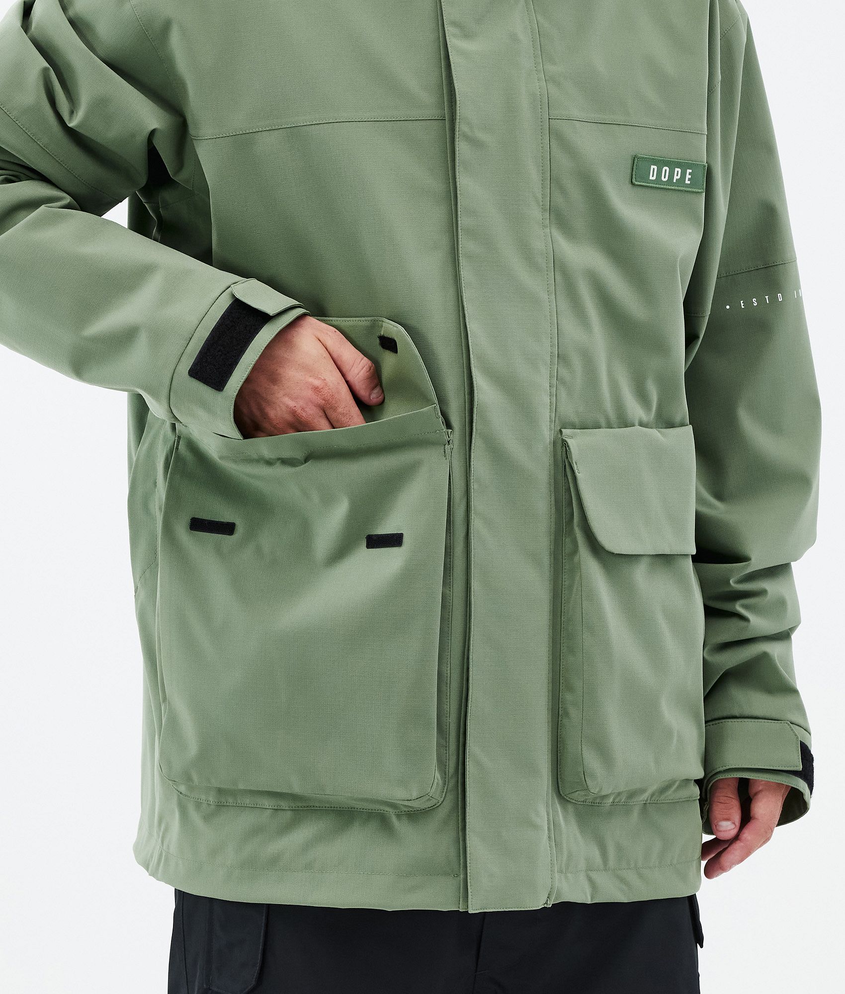 Snowboard Jacket Men Moss Green