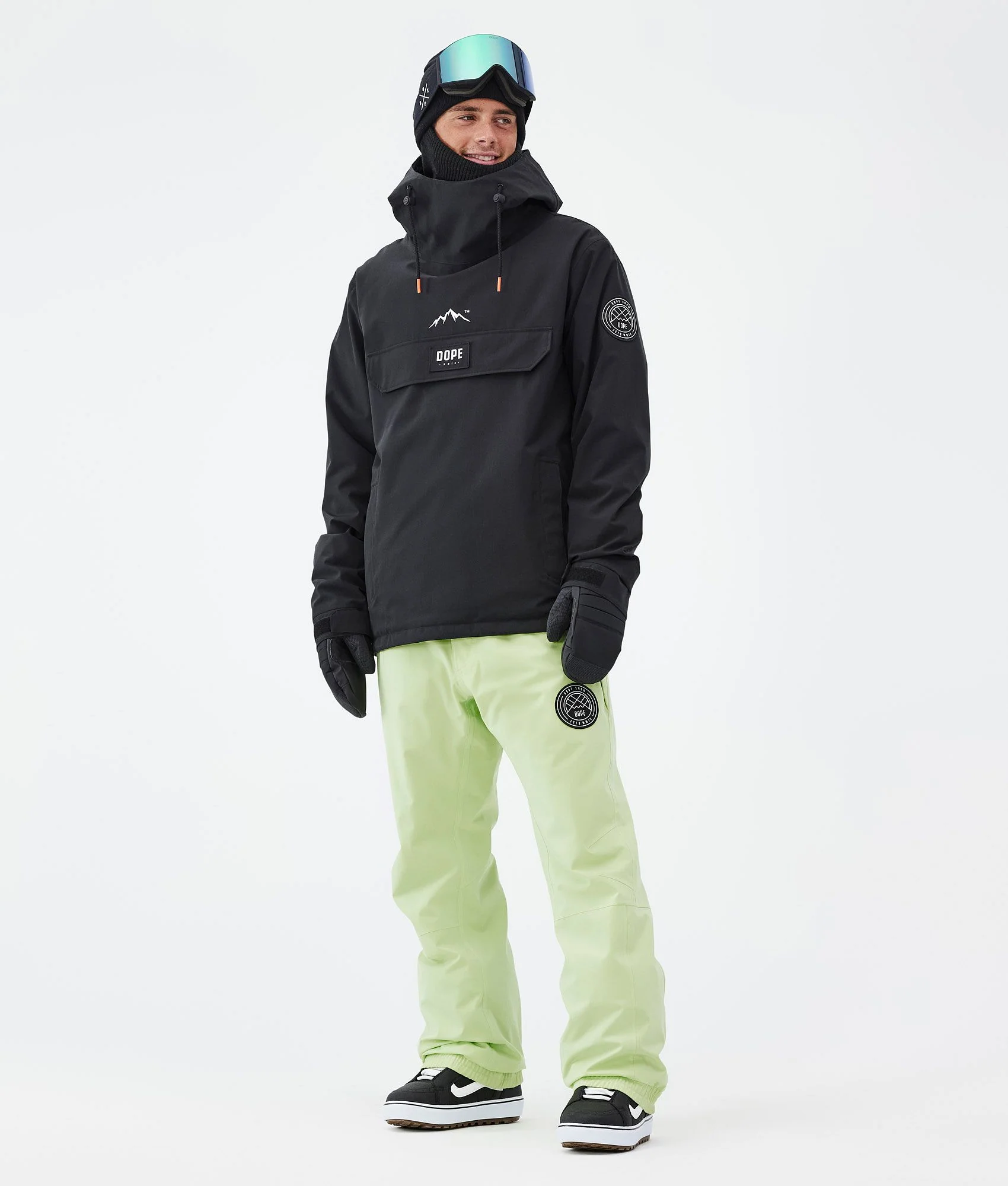 Snowboard Pants Men Faded Neon