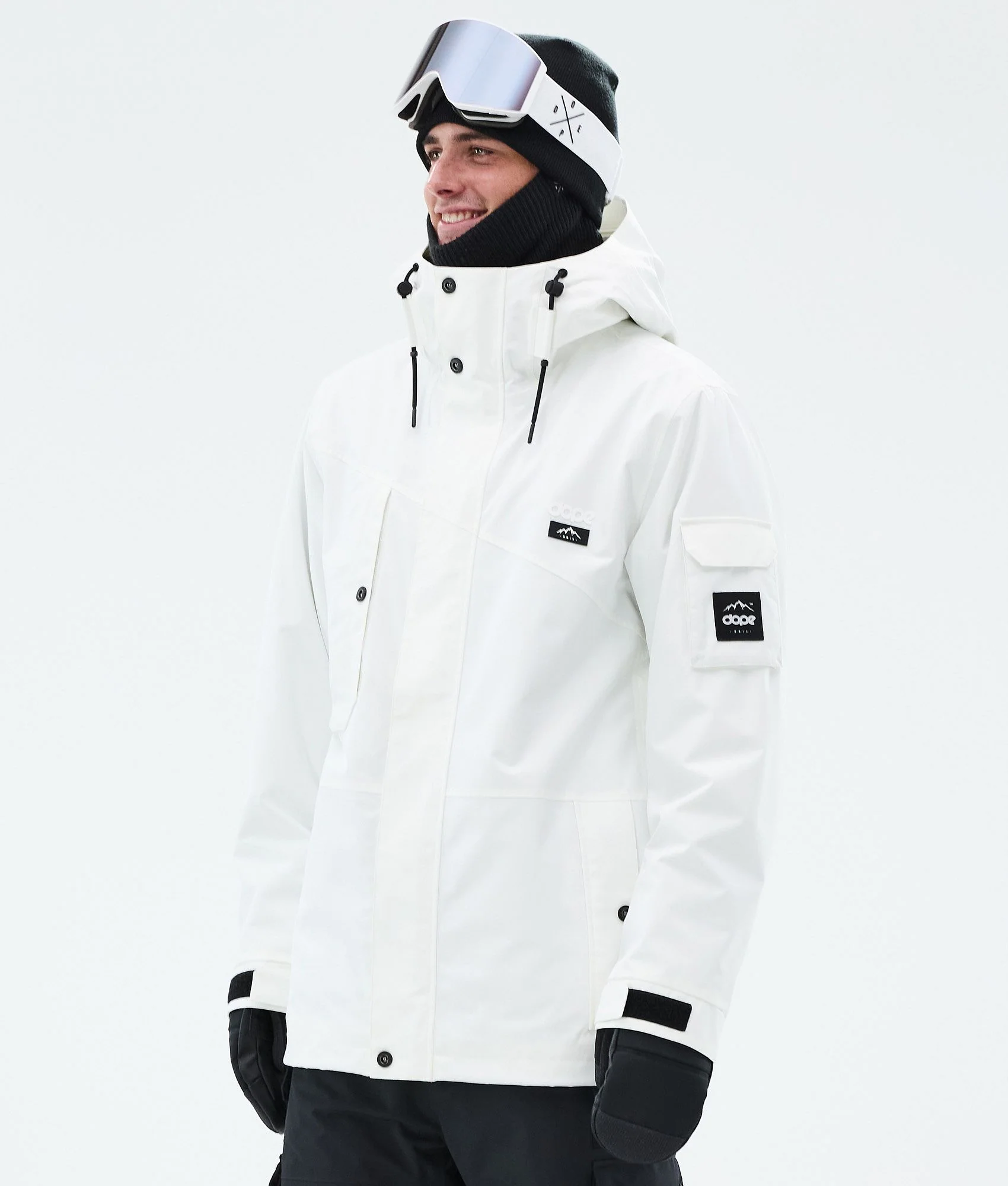 Snowboard Jacket Men Whitish