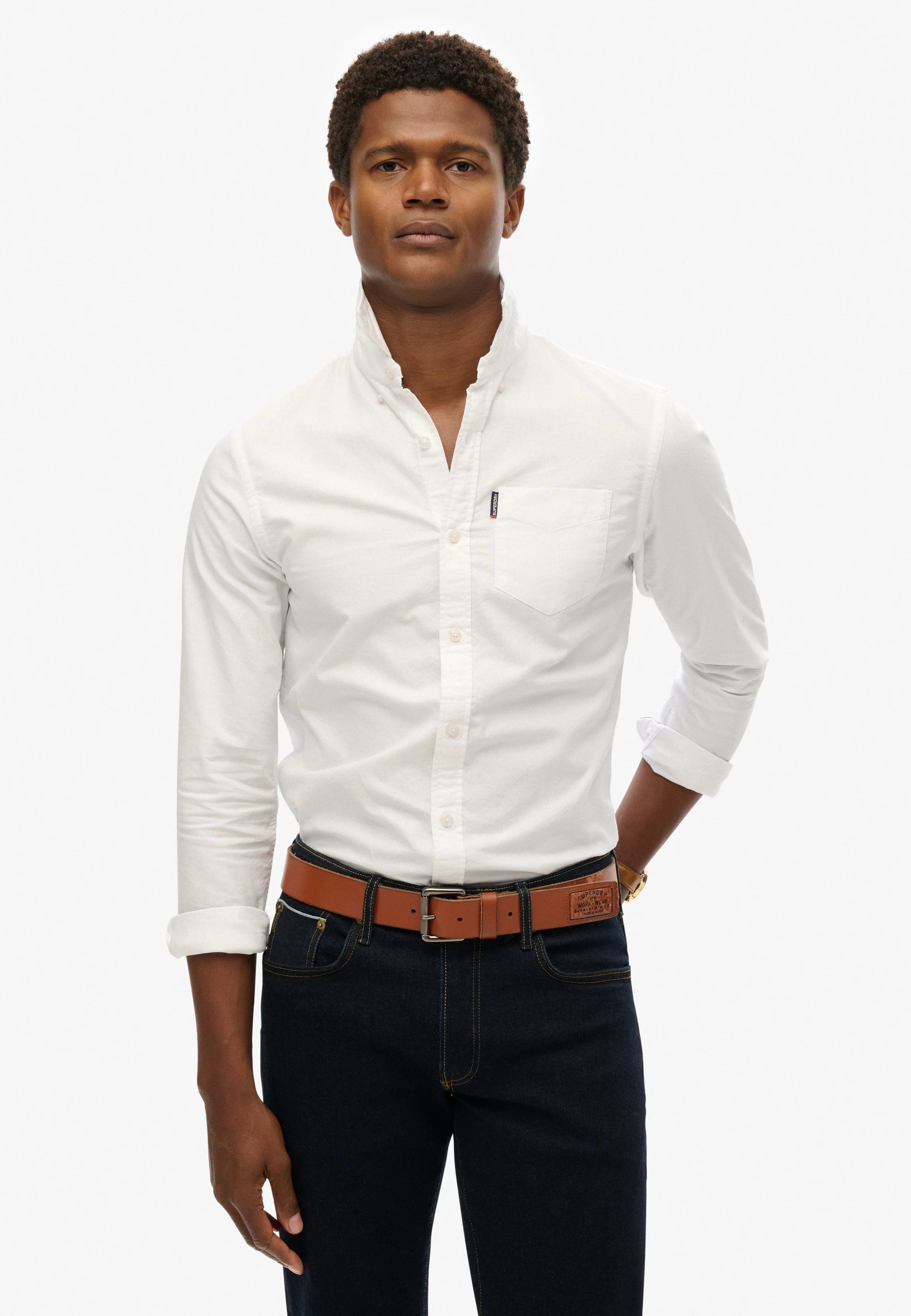 Essentials Long Sleeve Oxford Shirt